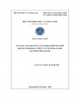 Luận án tiến sĩ nghiên cứu chế tạo vật liệu polyme vi cấu trúc ứng dụng phát triển thiết bị phát điện nano ma sát