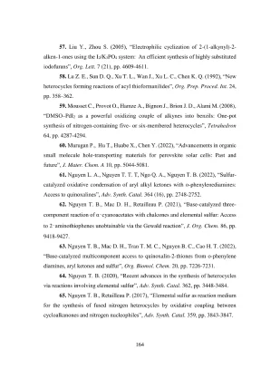Luận án tiến sĩ hóa hữu cơ nghiên cứu phát triển một số phản ứng tổng hợp các dẫn xuất của thiophene quinoxaline và furan bằng việc sử dụng lưu huỳnh phần 2
