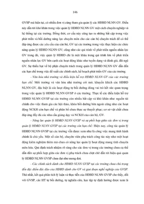 Luận án tiến sĩ quản lý giáo dục quản lý hoạt động bồi dưỡng năng lực nghề nghiệp giảng viên sư phạm tại các trường đại học việt nam phần 2