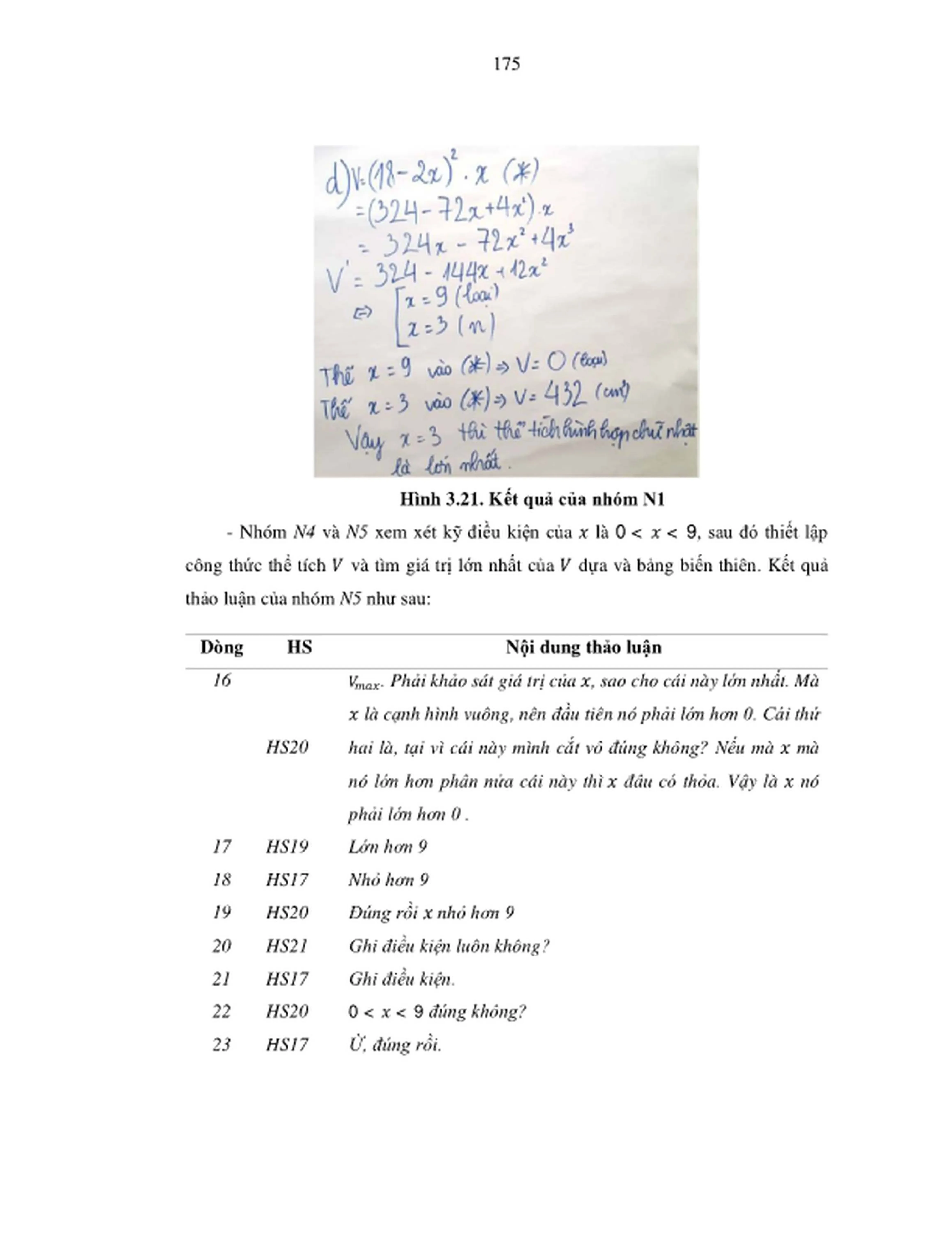 Luận án tiến sĩ lý luận và phương pháp dạy học môn toán phát triển năng lực giao tiếp toán học của học sinh bằng hình thức tranh luận khoa học trong dạy học giải tích ở trung học phổ thông phần 2