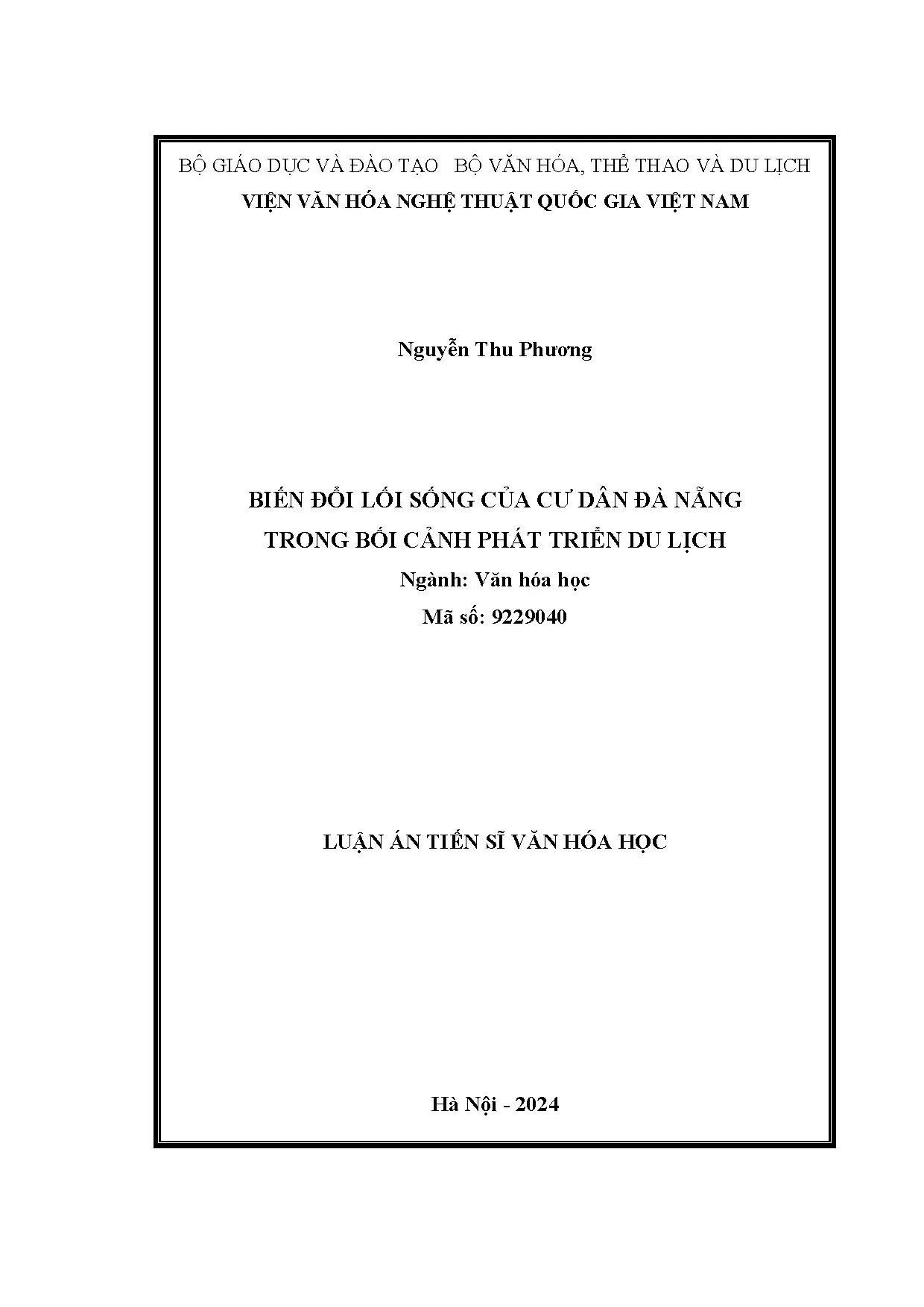 Biến đổi lối sống cư dân Đà Nẵng trong phát triển du lịch