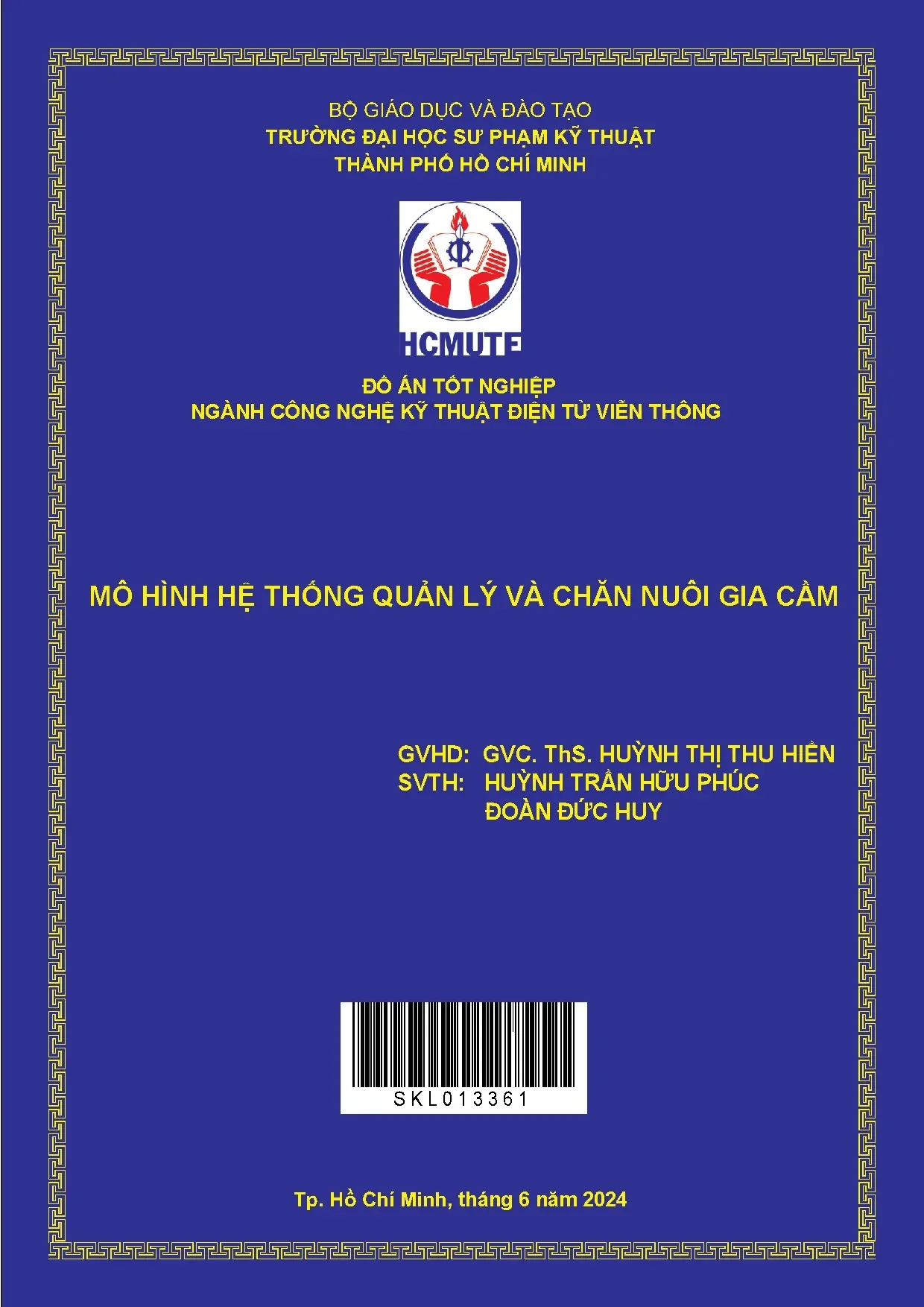 Hệ thống quản lý chăn nuôi gia cầm thông minh với ESP32