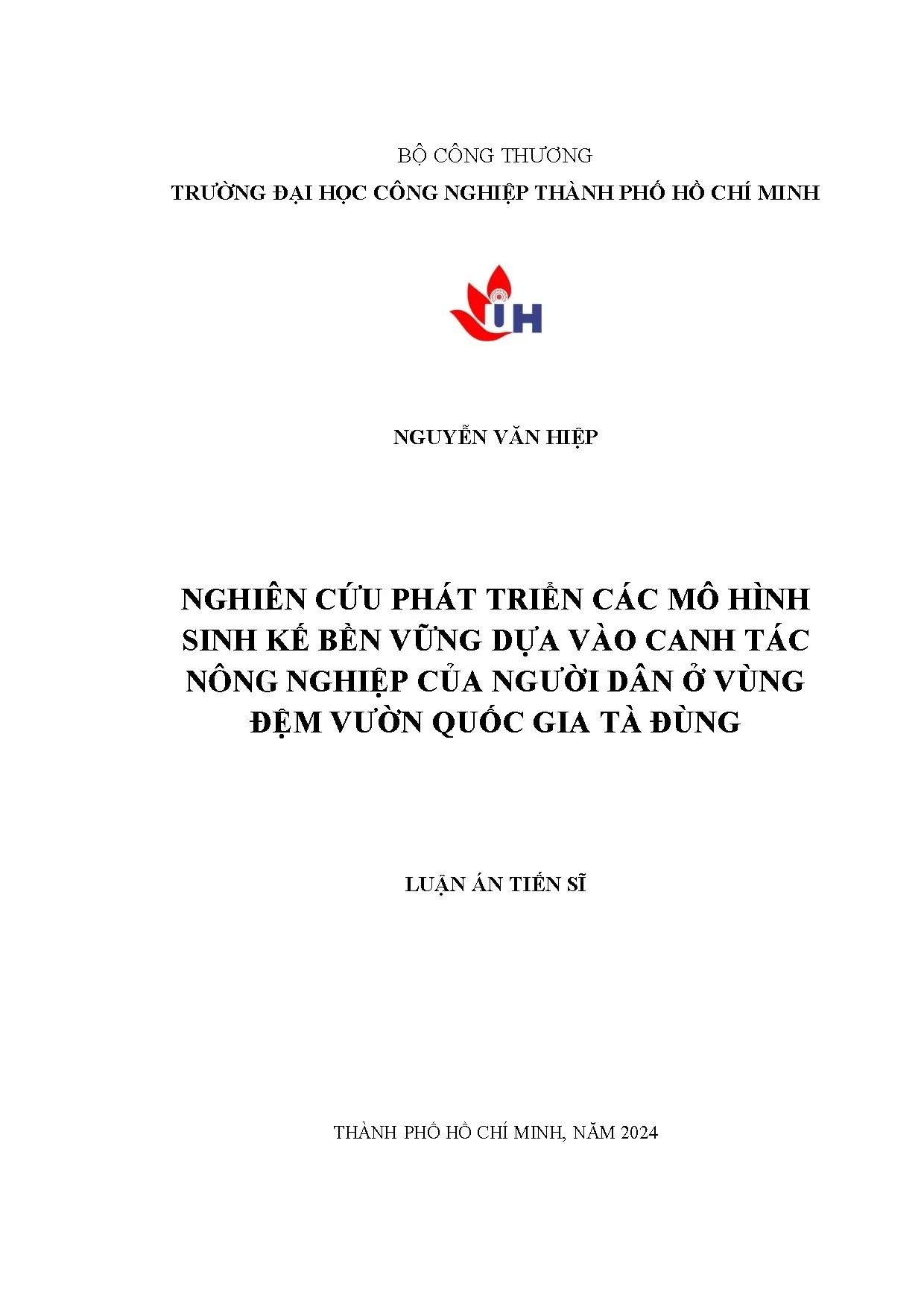Mô hình sinh kế bền vững nông nghiệp vùng đệm Tà Đùng
