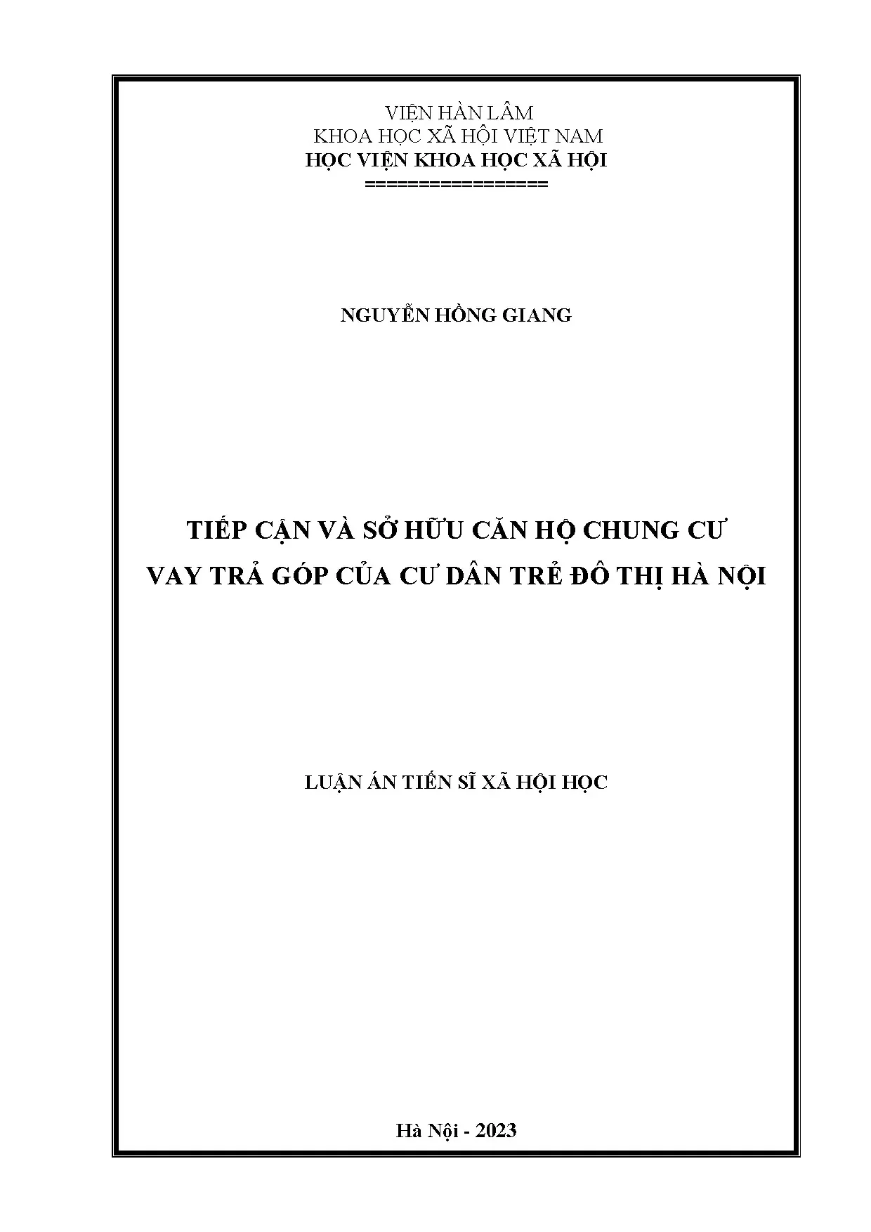 Tiếp cận và sở hữu căn hộ chung cư trả góp ở Hà Nội