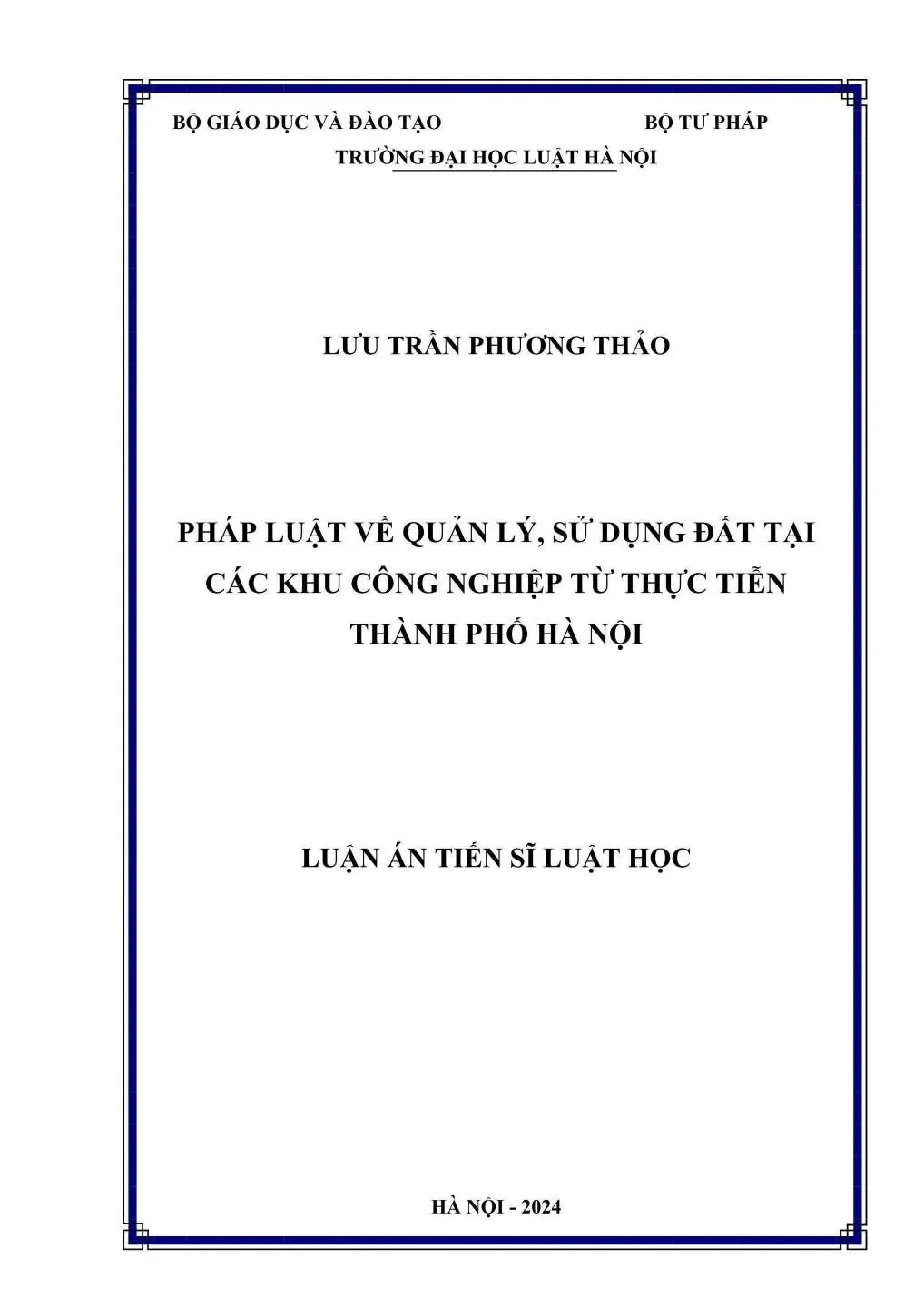 Pháp luật quản lý đất khu công nghiệp Hà Nội