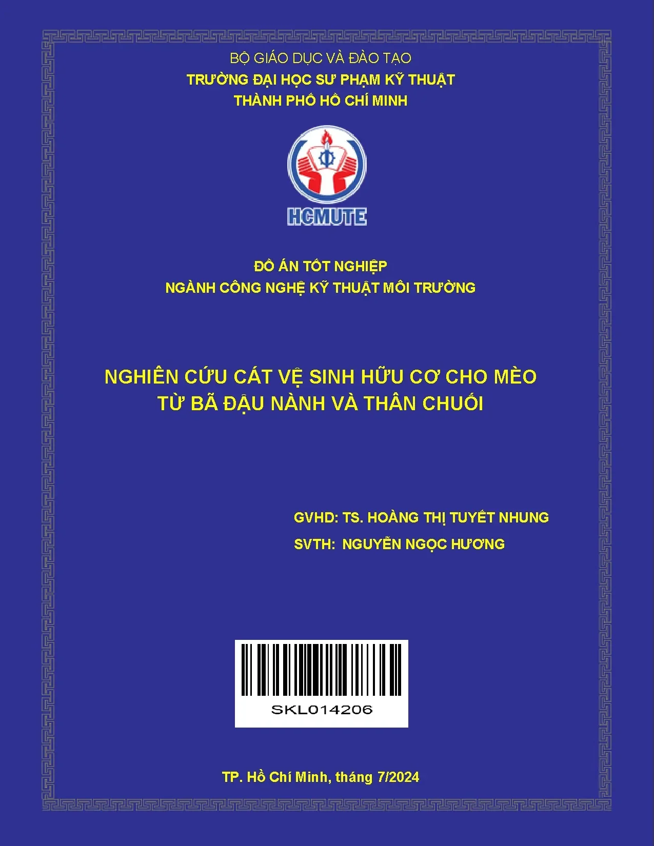 Cát vệ sinh hữu cơ cho mèo từ bã đậu nành và thân chuối