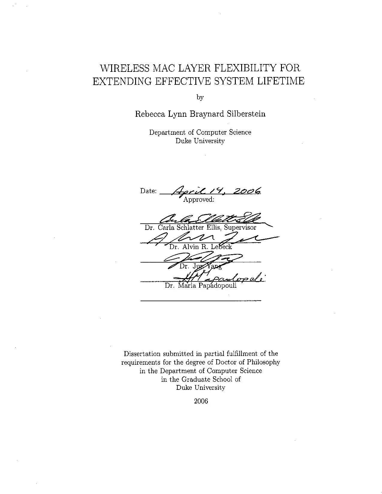 Luận án tiến sĩ: Wireless MAC layer flexibility for extending effective system lifetime