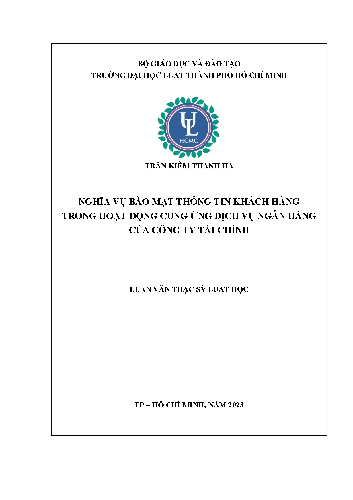 Bảo mật thông tin khách hàng dịch vụ ngân hàng công ty tài chính