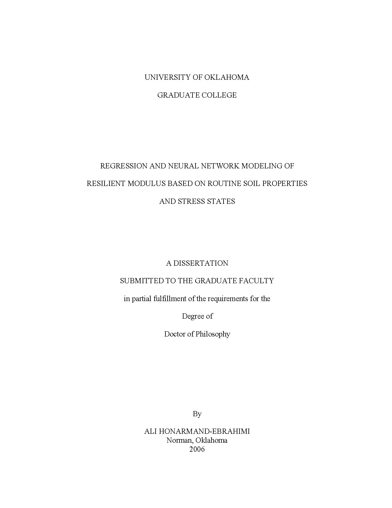 Mô hình Resilient Modulus đất: Regression và Neural Network