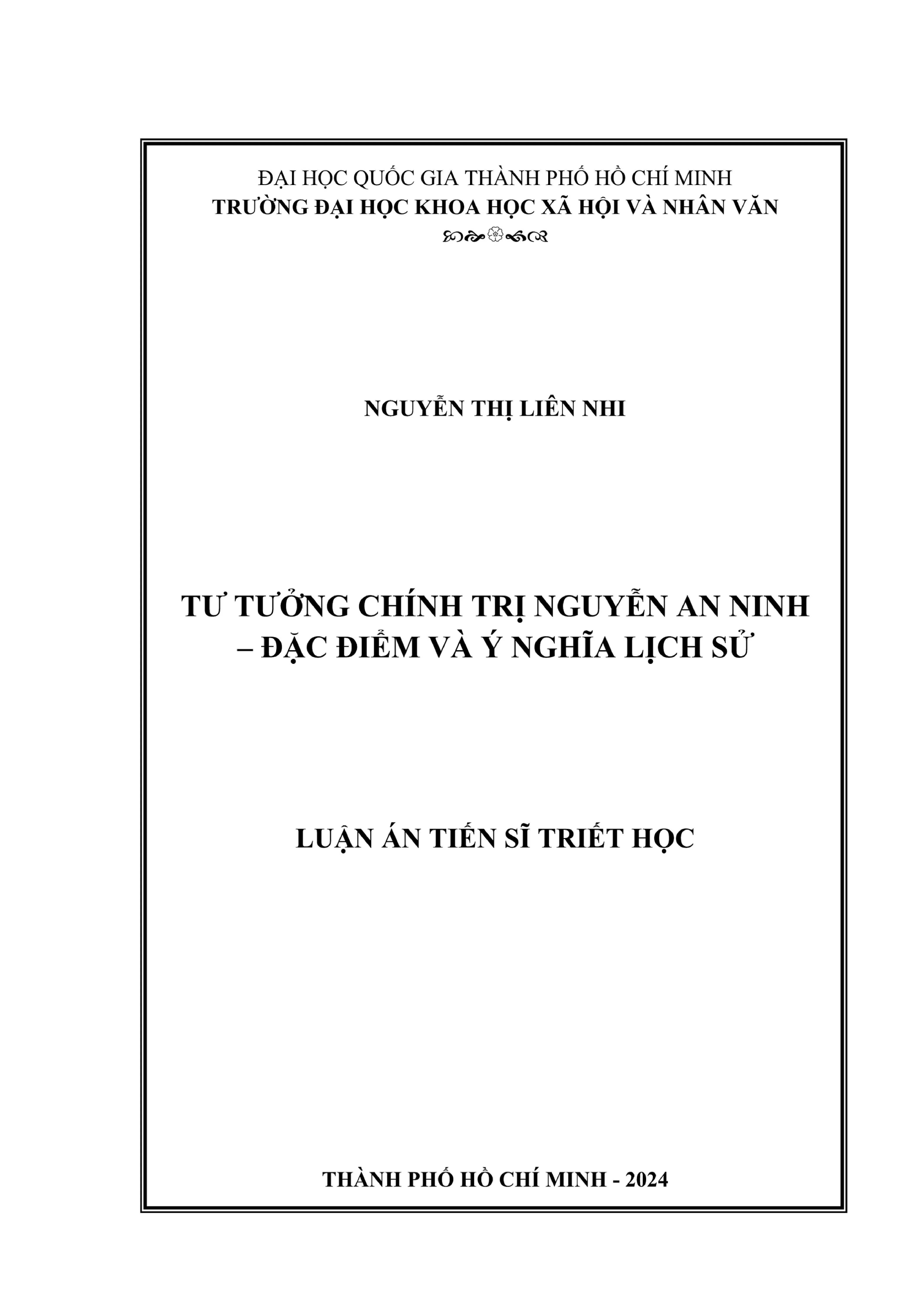 Tư tưởng chính trị Nguyễn An Ninh: Đặc điểm và ý nghĩa lịch sử
