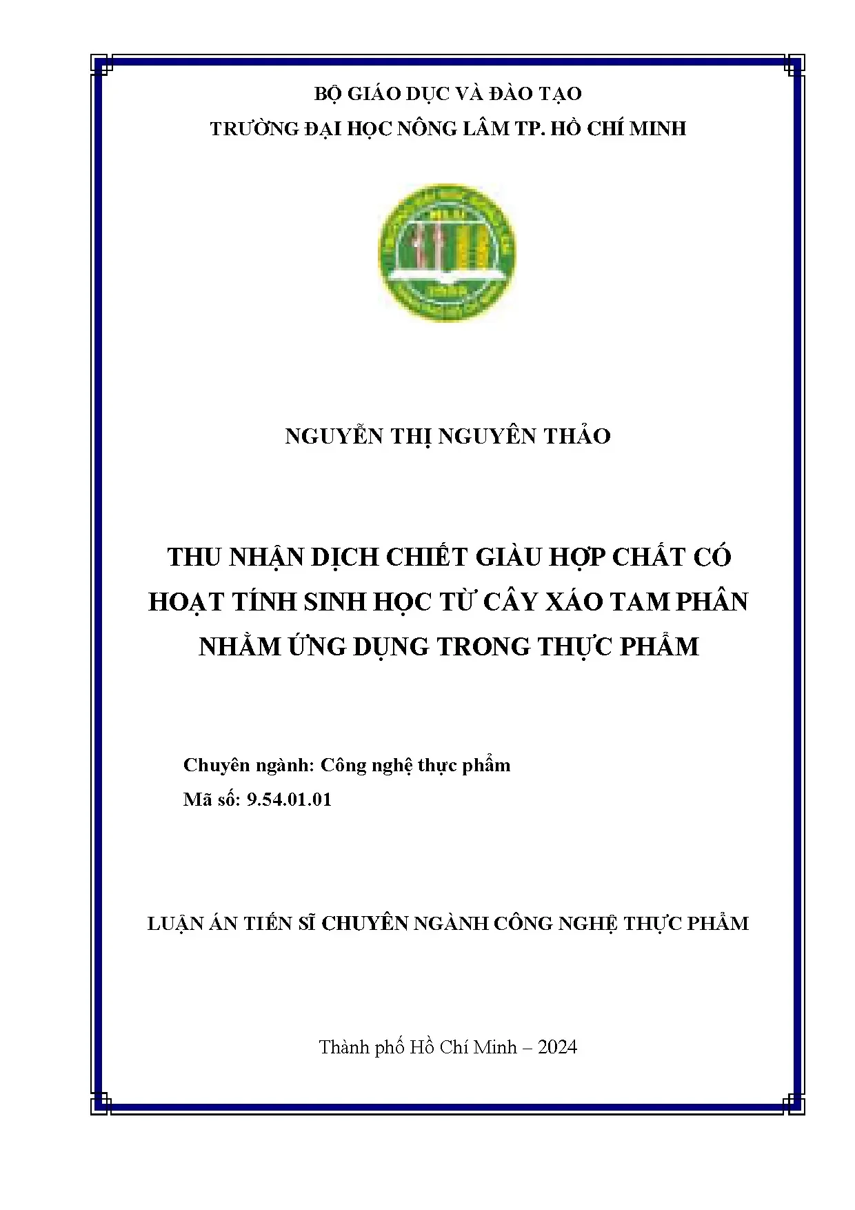 Thu nhận dịch chiết xáo tam phân ứng dụng thực phẩm