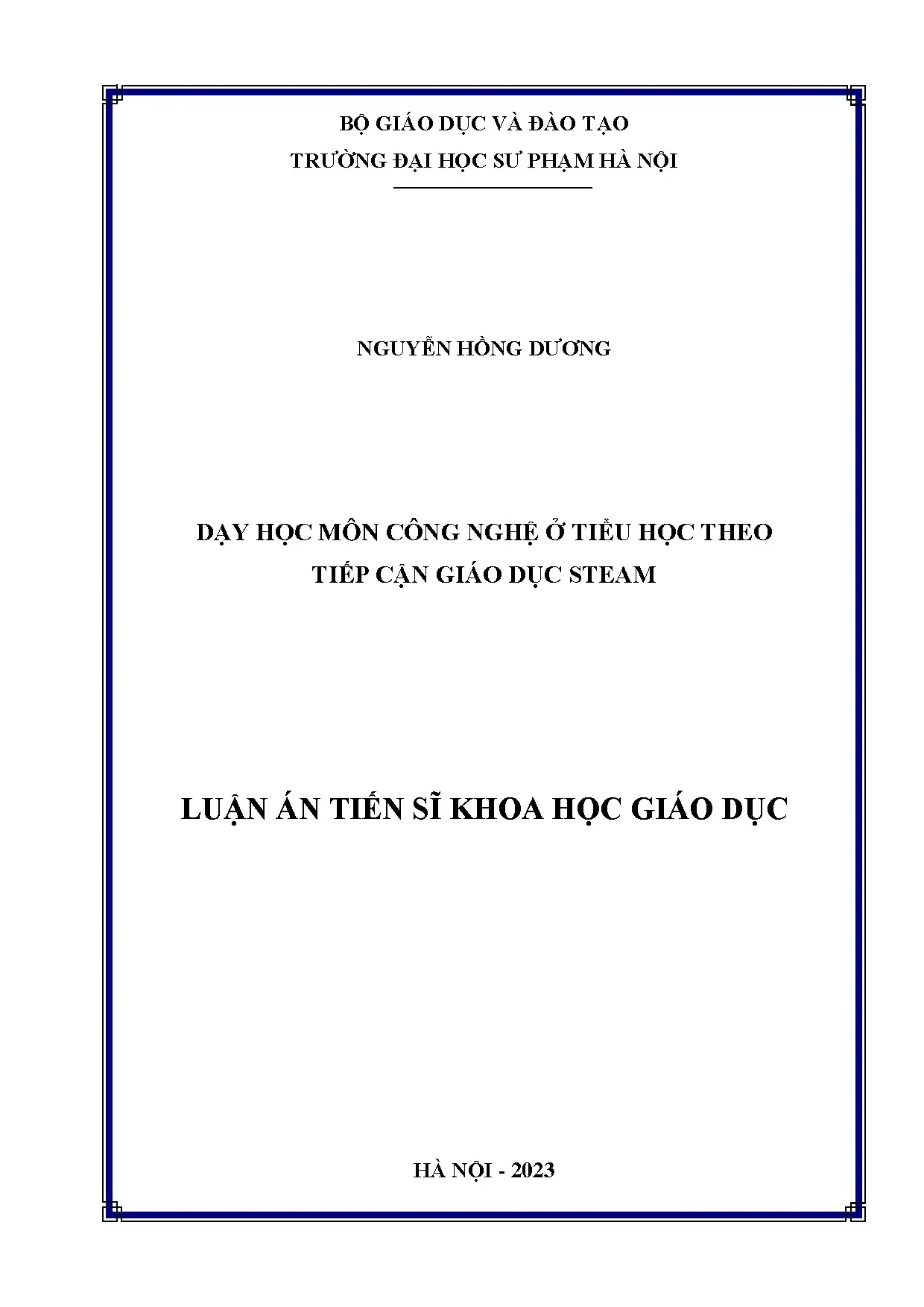 Dạy học Công nghệ tiểu học theo tiếp cận STEAM