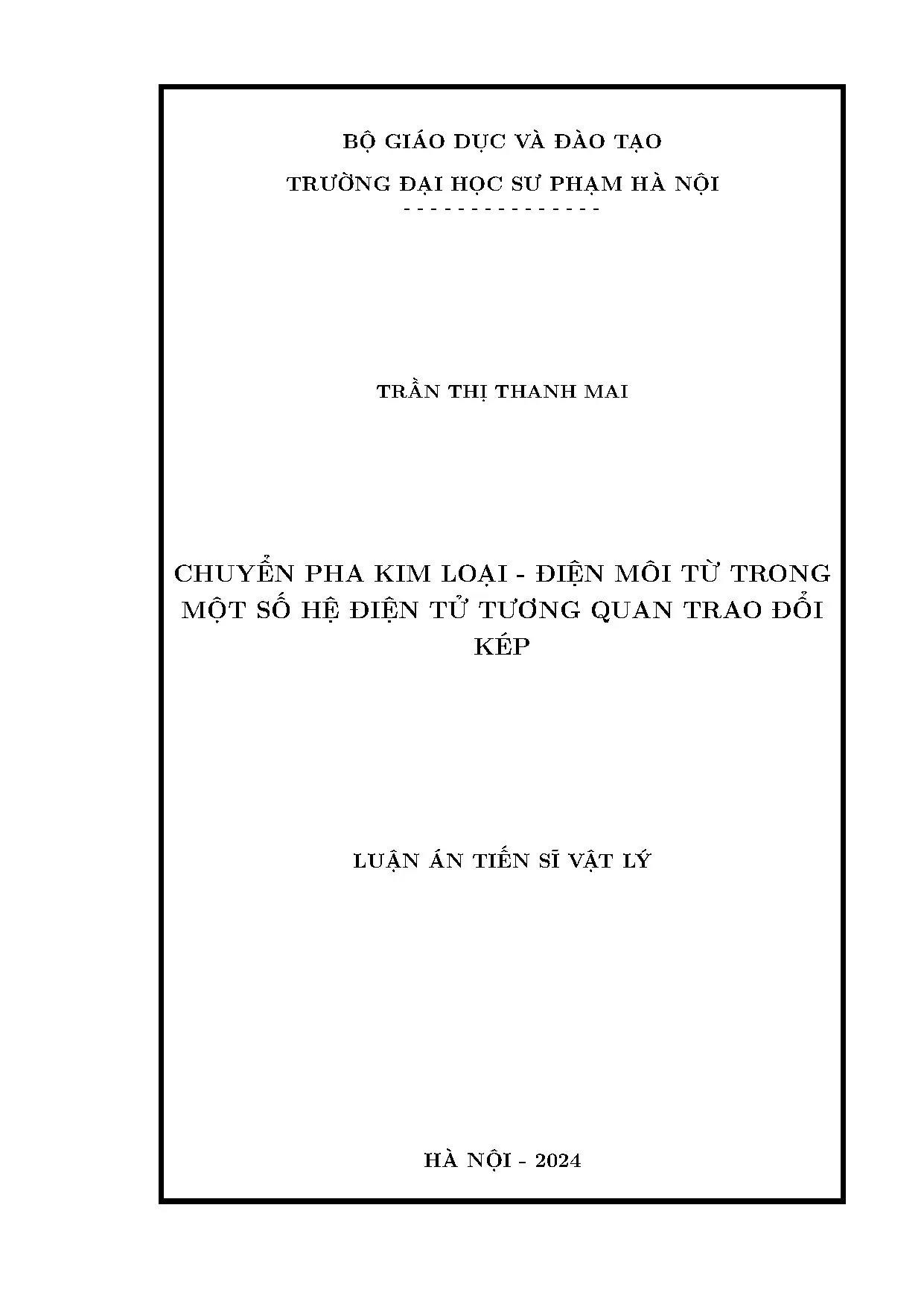 Chuyển pha kim loại điện môi tô pô trong hệ tương quan kép
