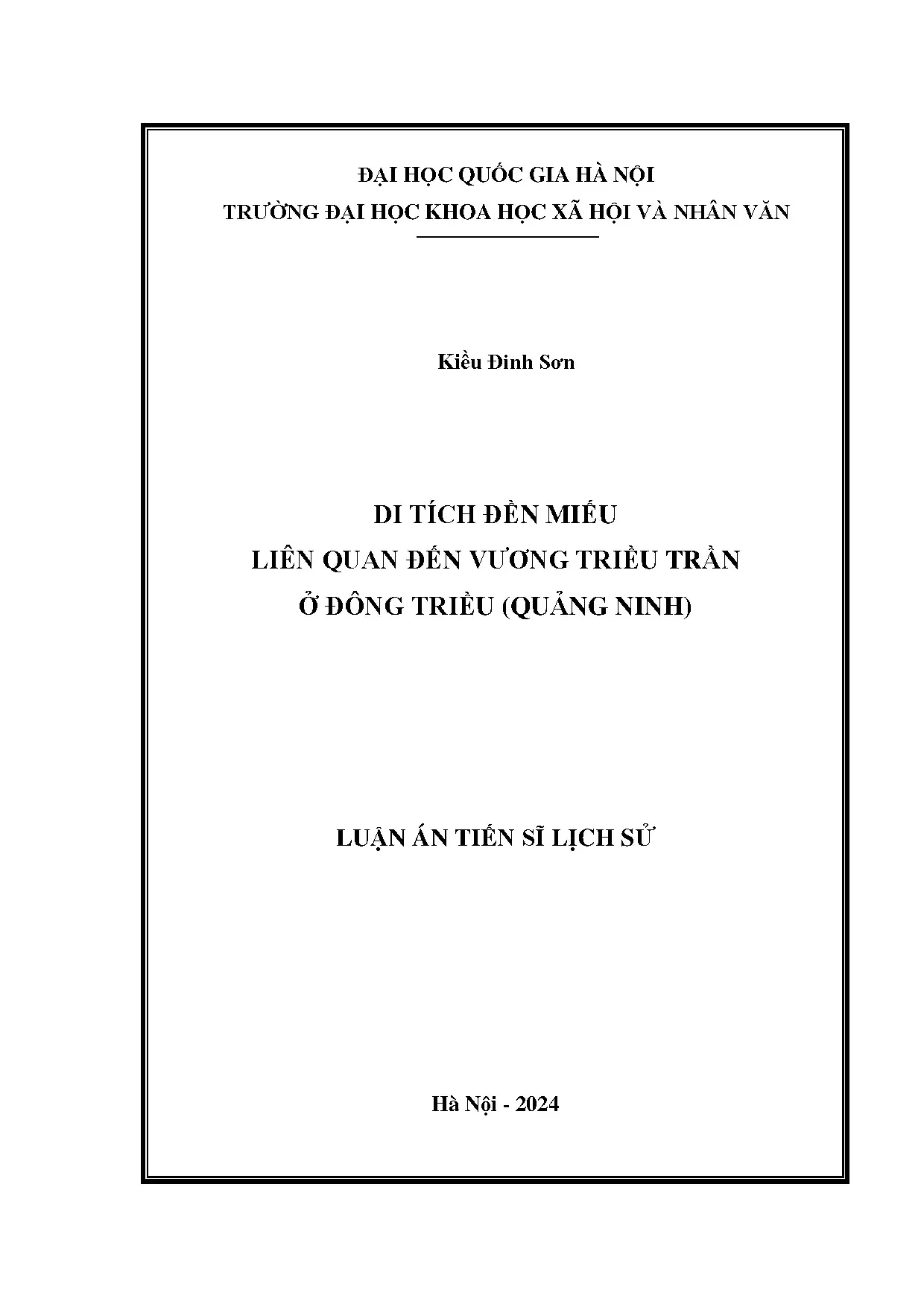 Di tích đền miếu vương triều Trần ở Đông Triều Quảng Ninh