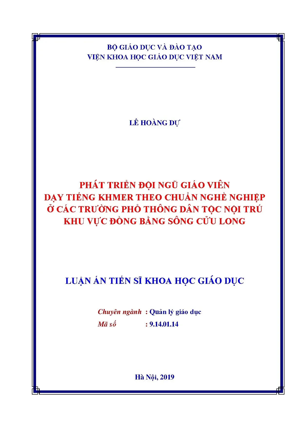 Phát triển đội ngũ giáo viên dạy tiếng Khmer chuẩn nghề