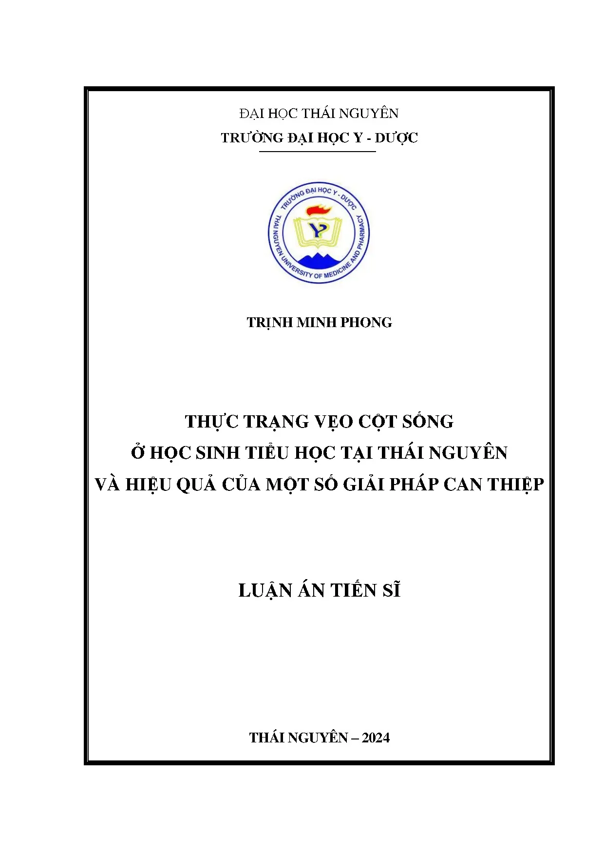 Vẹo cột sống học sinh tiểu học Thái Nguyên: Thực trạng và giải pháp can thiệp