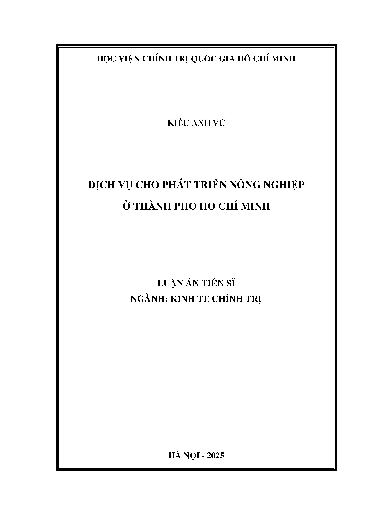 Dịch vụ phát triển nông nghiệp ở Thành phố Hồ Chí Minh