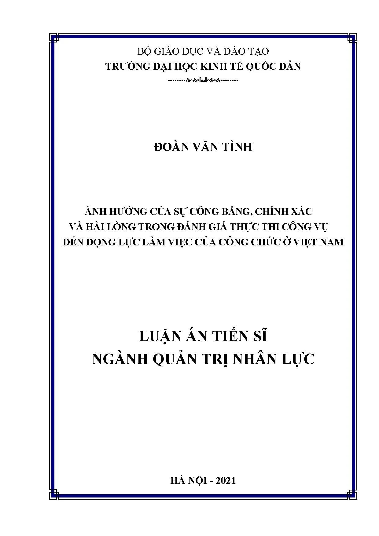 Công bằng và hài lòng trong đánh giá công vụ ảnh hưởng động lực công chức