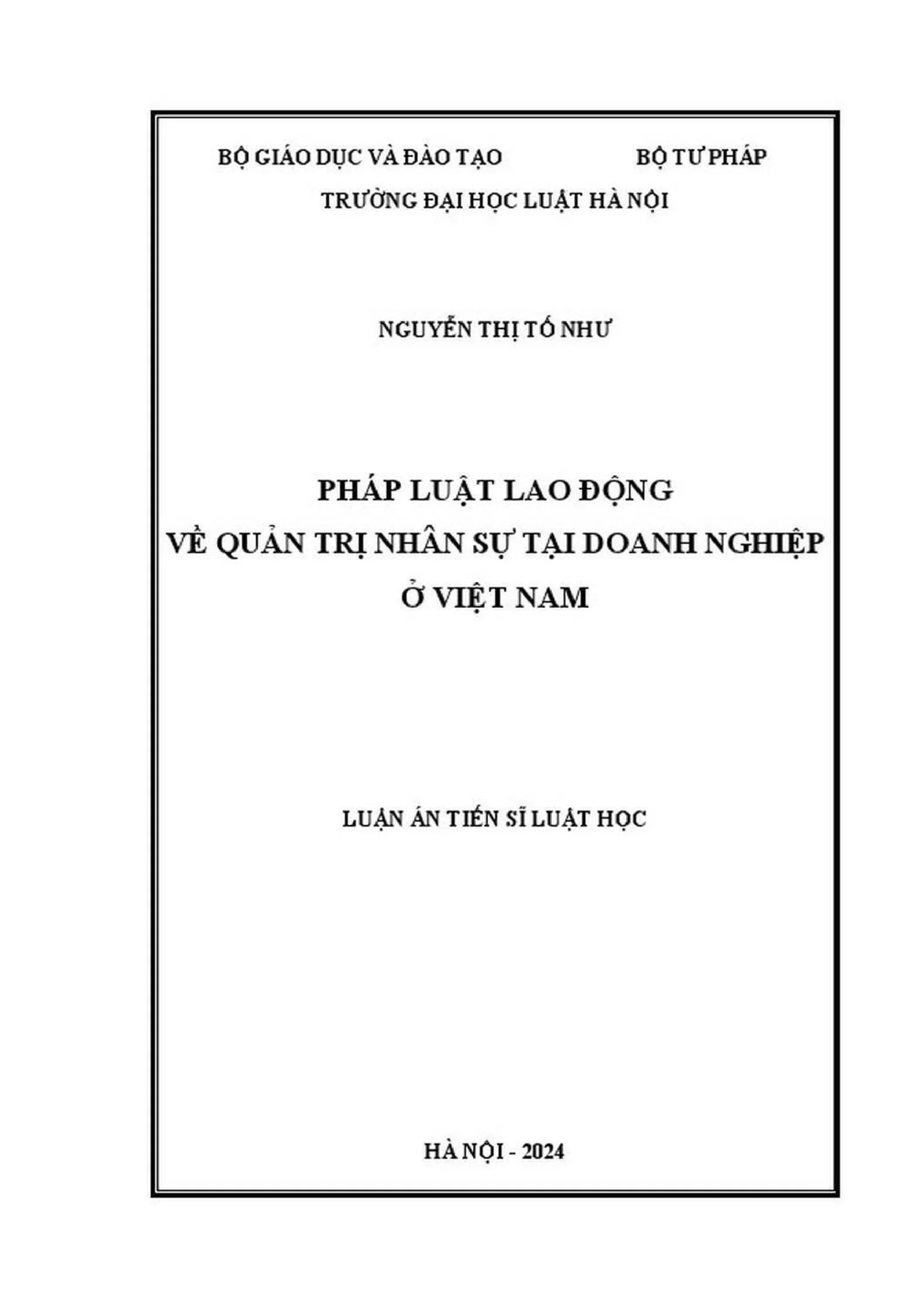 Pháp luật lao động quản trị nhân sự doanh nghiệp Việt Nam