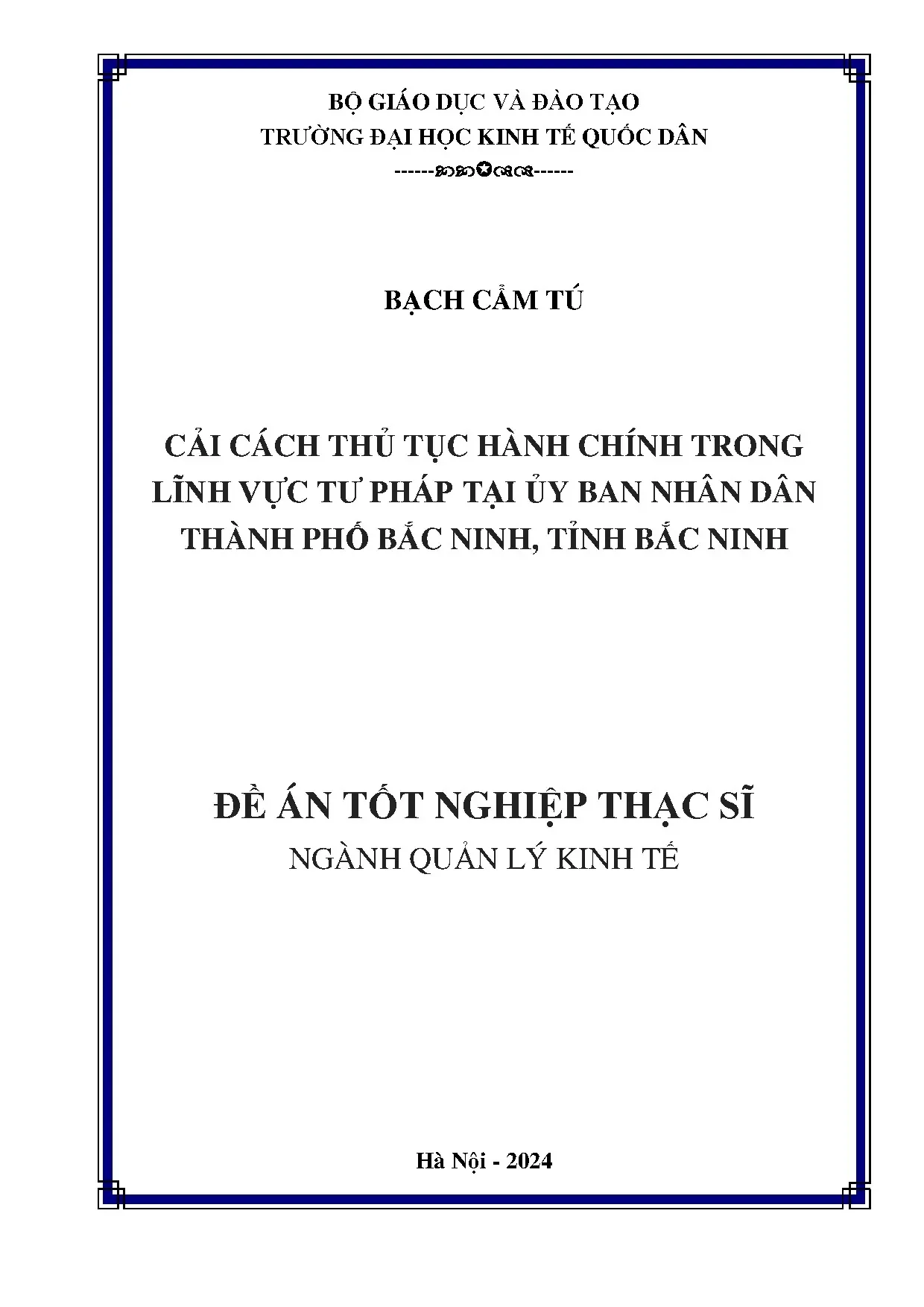 Cải cách thủ tục hành chính lĩnh vực tư pháp Bắc Ninh