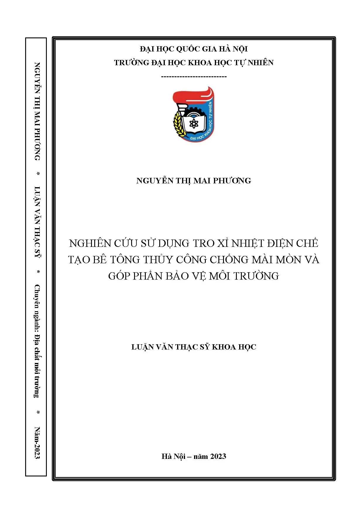 Bê tông thủy công chống mài mòn từ tro xỉ nhiệt điện, bảo vệ môi trường
