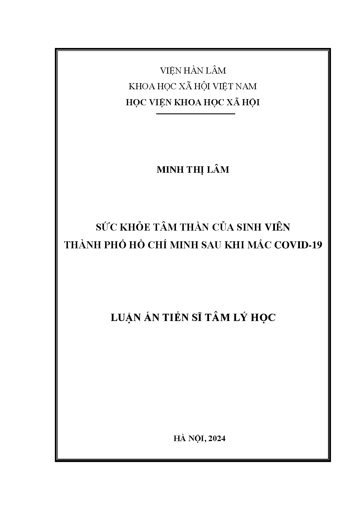 Sức khỏe tâm thần sinh viên TP.HCM sau khi mắc COVID-19