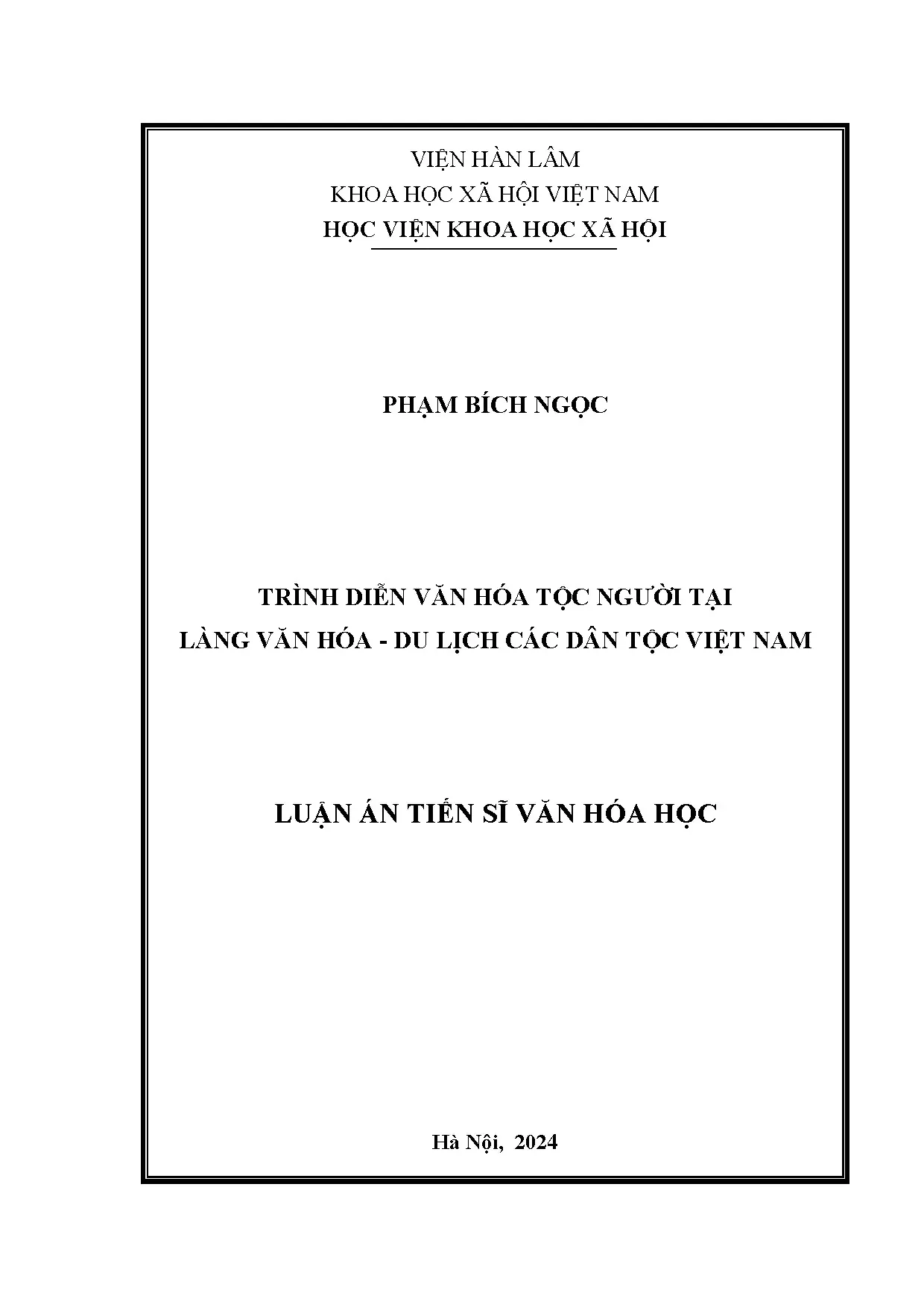 Trình diễn văn hóa tộc người tại Làng Văn hóa Du lịch Việt Nam
