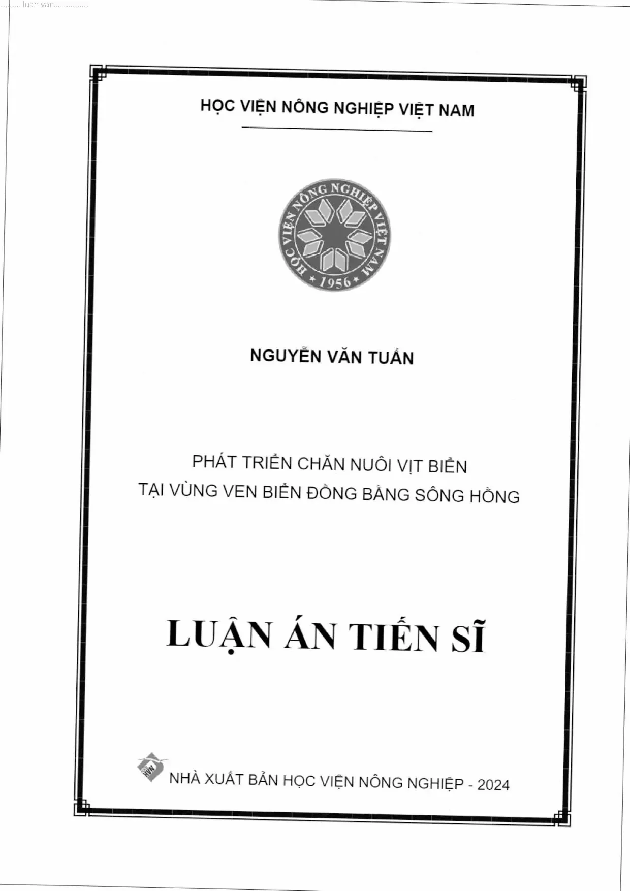 Phát triển chăn nuôi vịt biển tại vùng ven biển đồng bằng sô