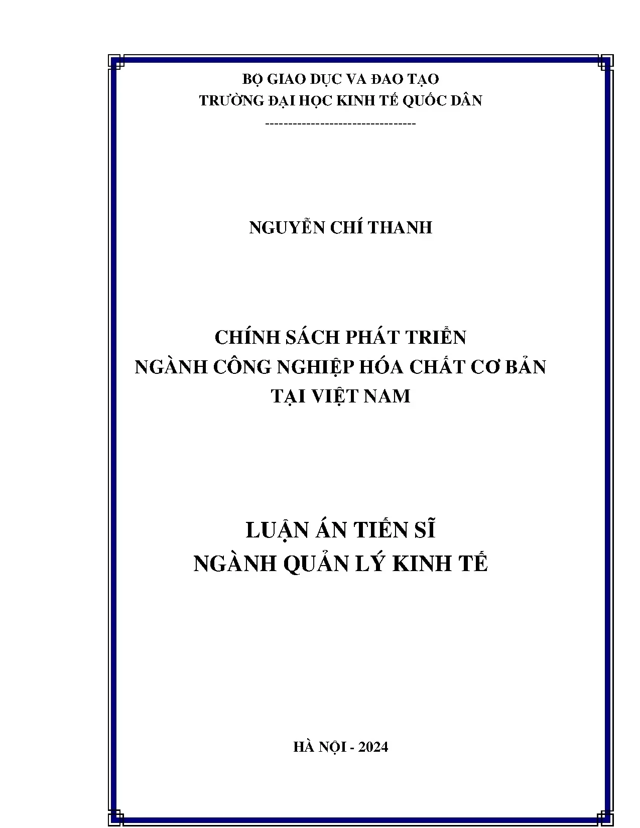 Chính sách phát triển ngành hóa chất cơ bản tại Việt Nam