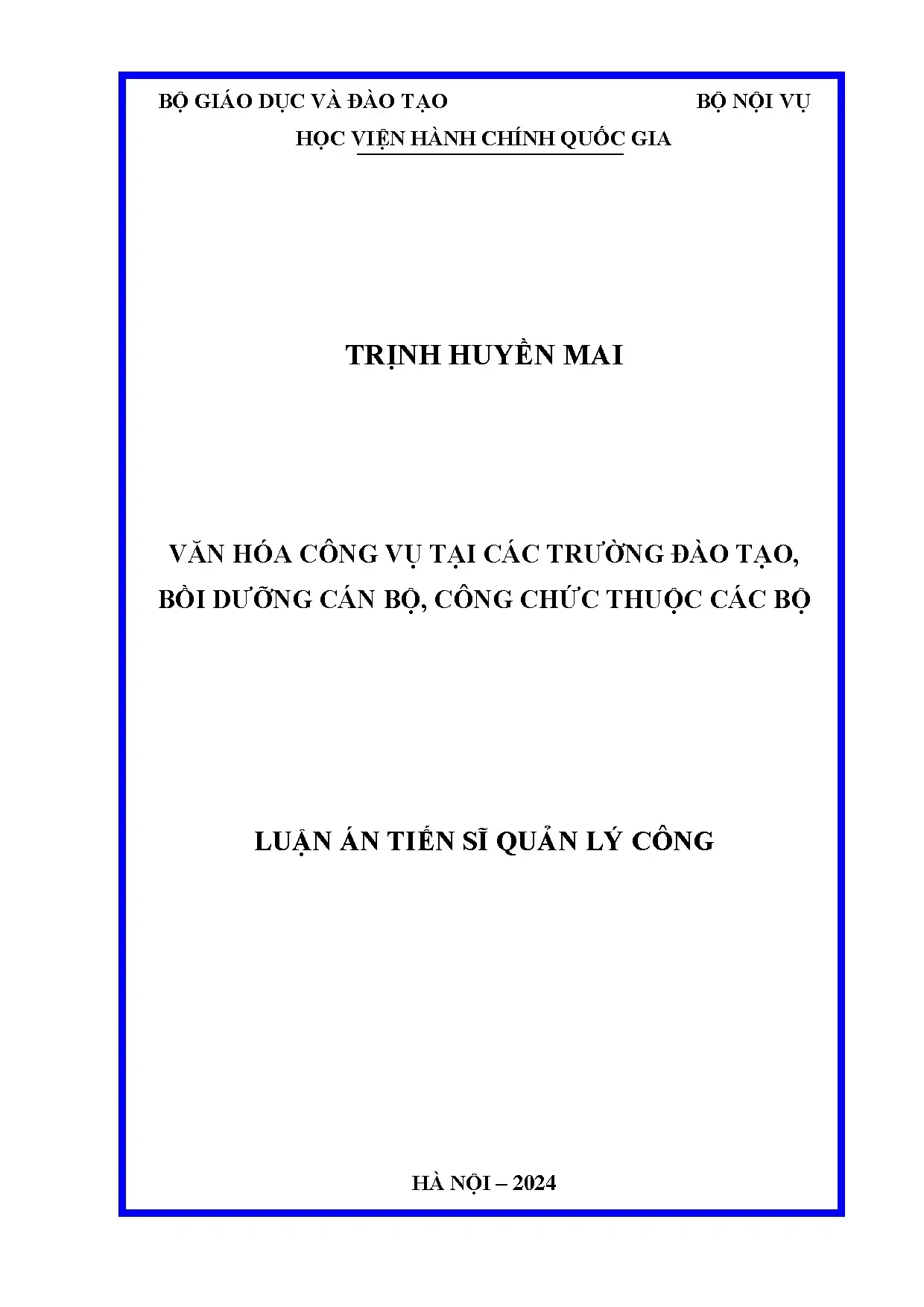 Văn hóa công cụ tại các trường đào tạo bồi dưỡng cán bộ công