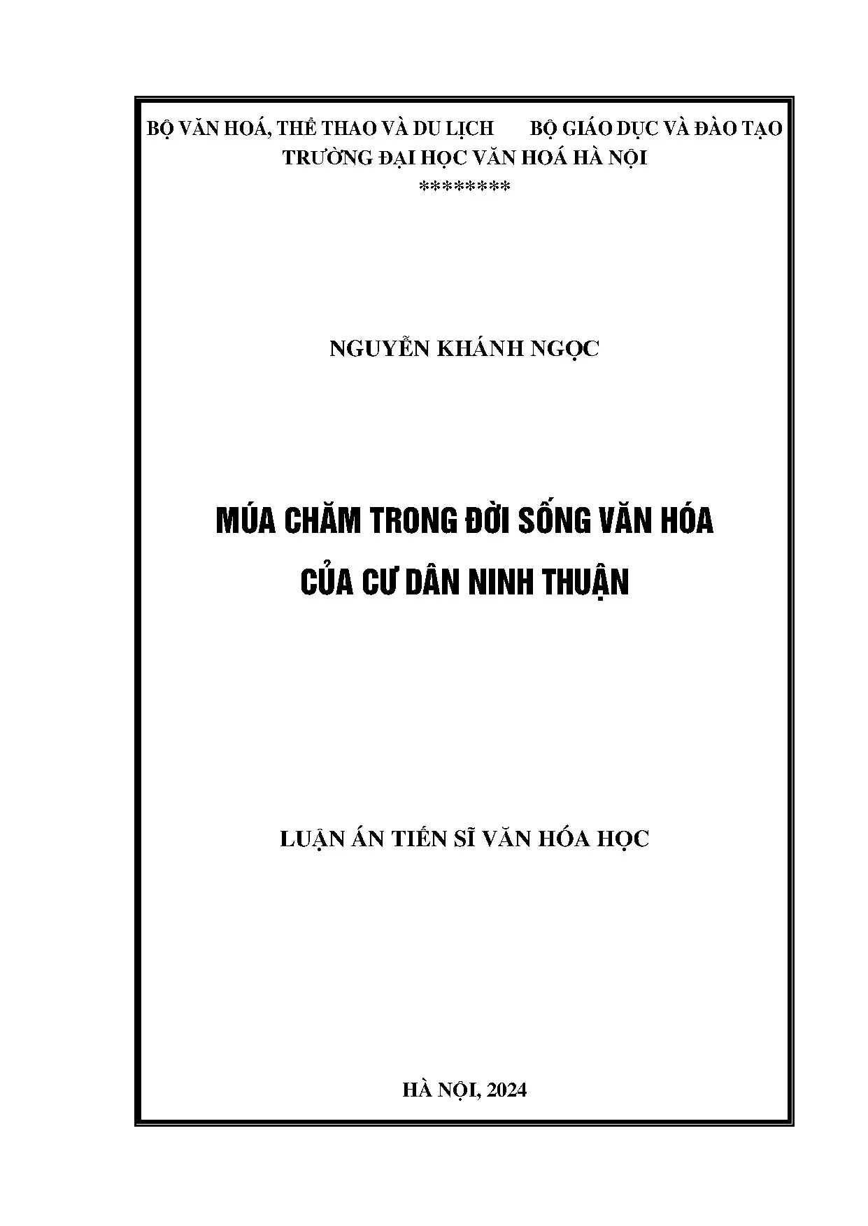 Múa Chăm trong đời sống văn hóa của cư dân Ninh Thuận