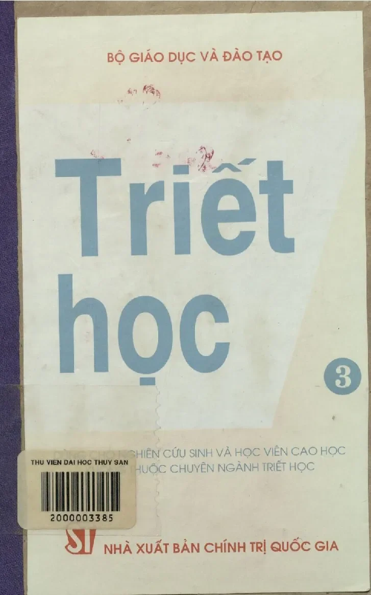 Triết học dùng cho nghiên cứu sinh và học viên cao học không