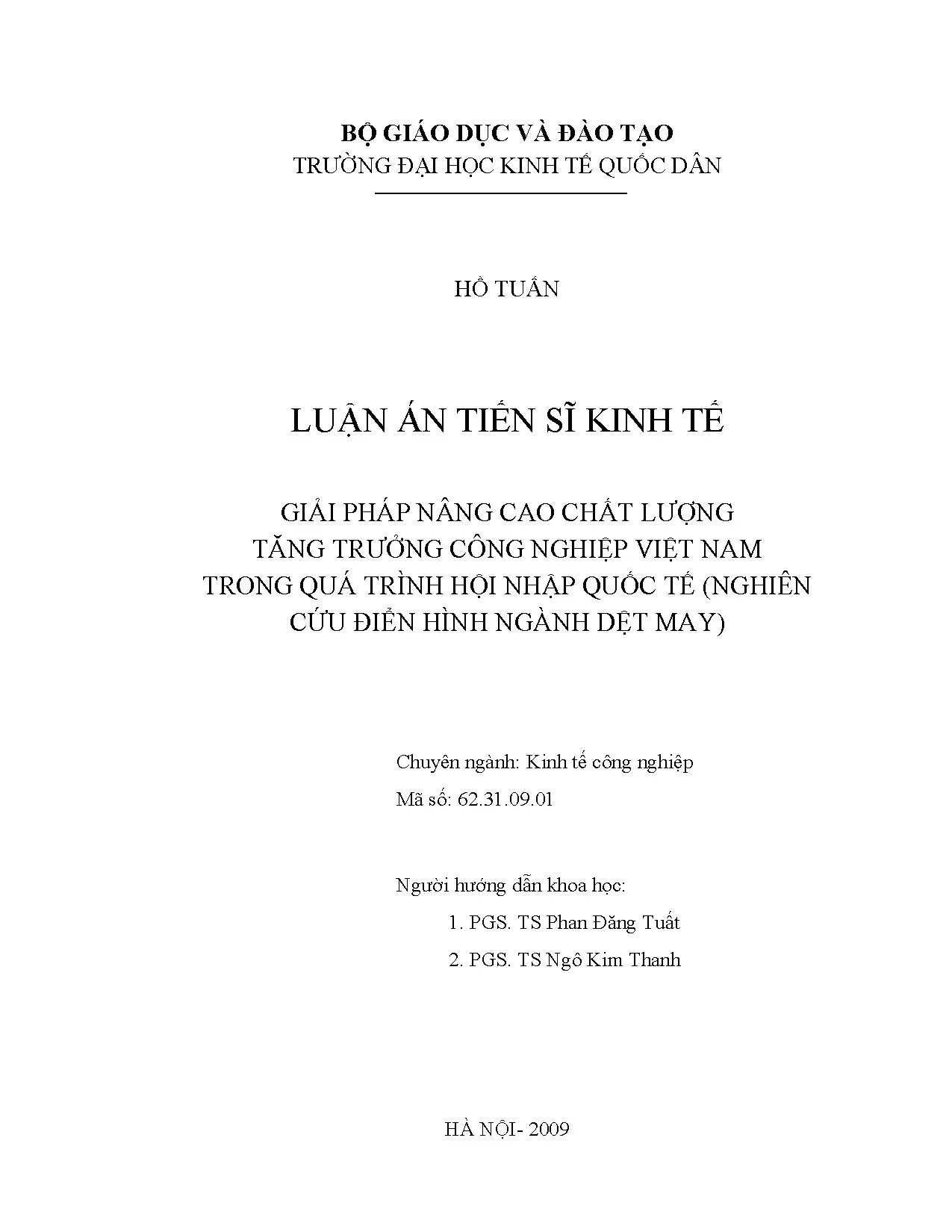 Nâng cao chất lượng tăng trưởng công nghiệp VN: Dệt may