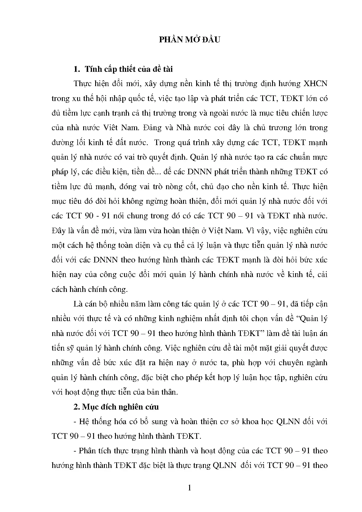 Quản lý nhà nước TCT 90-91 hình thành Tập đoàn kinh tế