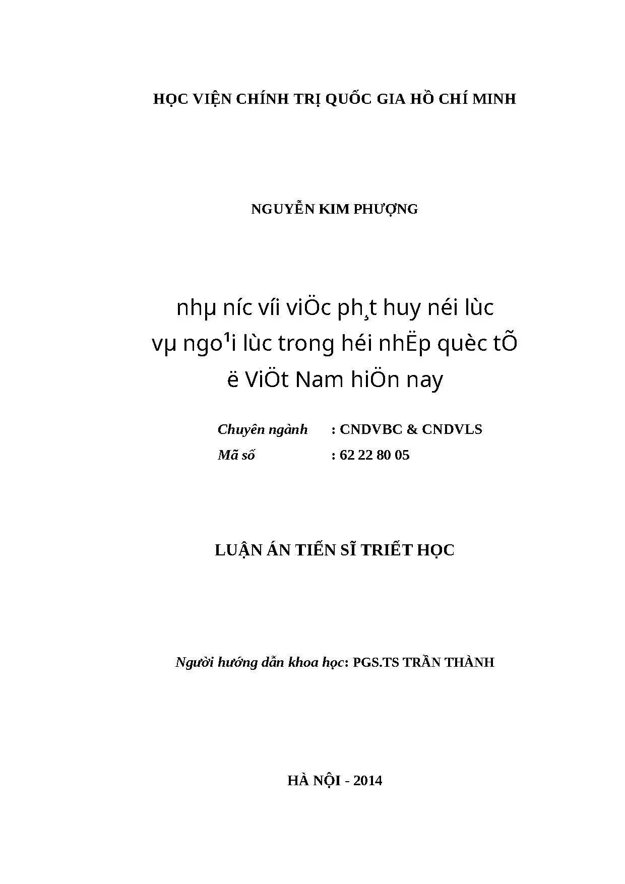 Vai trò Nhà nước phát huy nội lực, ngoại lực hội nhập Việt Nam