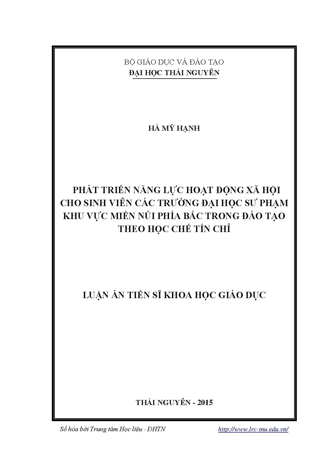 Phát triển năng lực hoạt động xã hội cho sinh viên các trườn