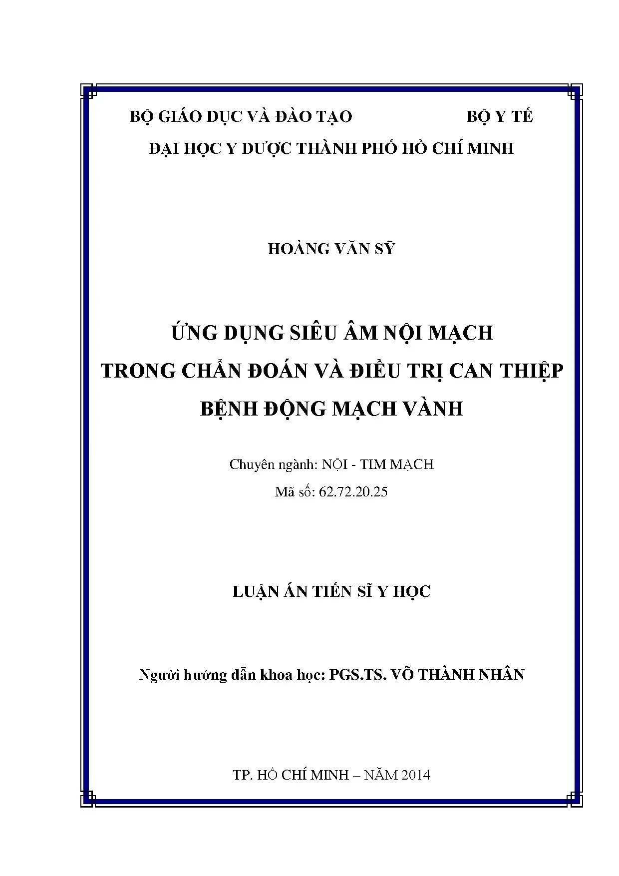 Ứng dụng siêu âm nội mạch chẩn đoán, điều trị bệnh mạch vành