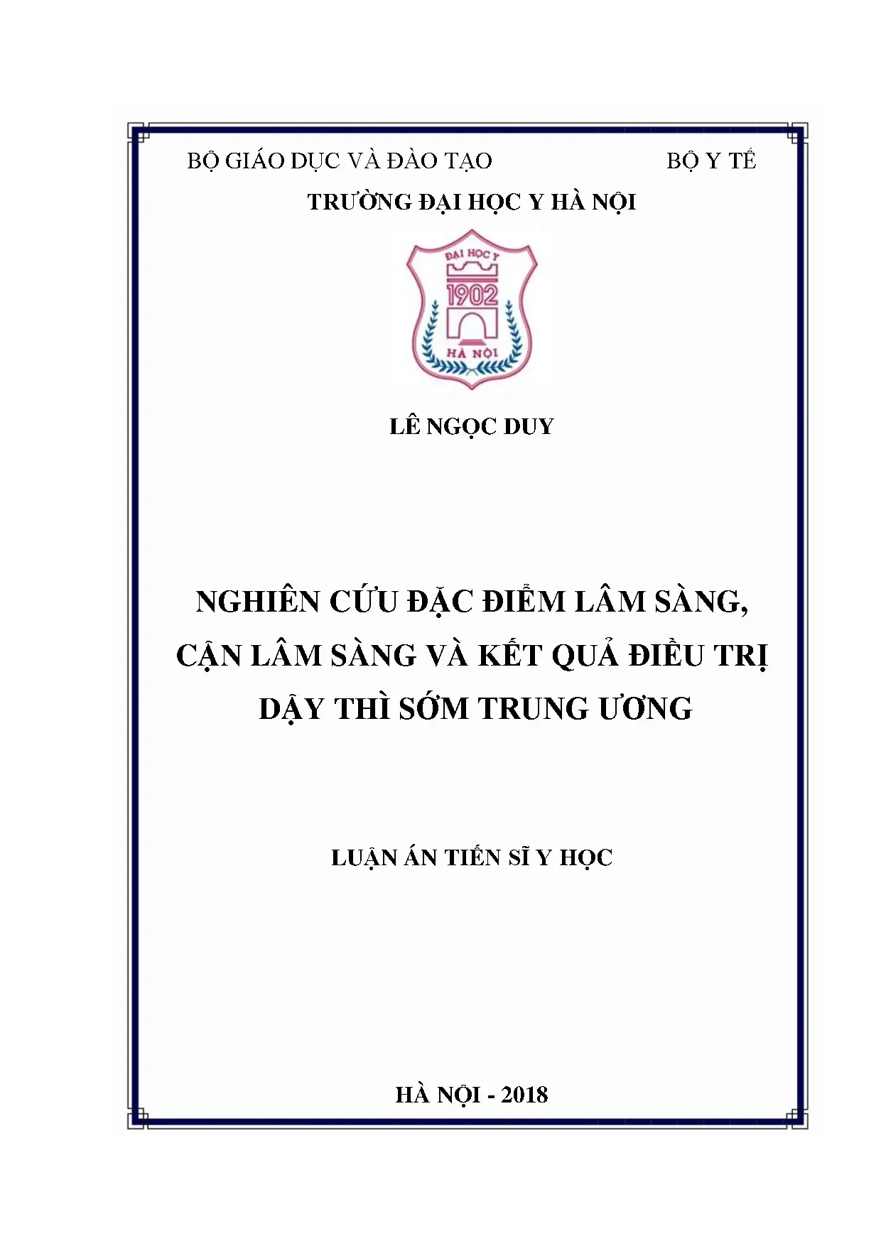 Nghiên cứu đặc điểm lâm sàng cận lâm sàng và kết quả điều tr