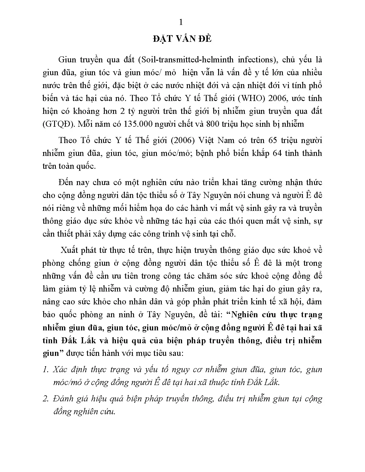 Nghiên cứu nhiễm giun Ê Đê Đắk Lắk, hiệu quả truyền thông