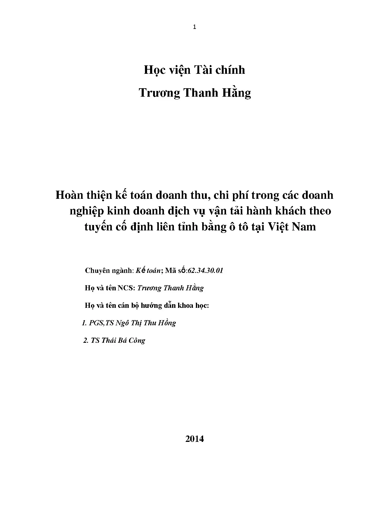Hoàn thiện kế toán doanh thu chi phí trong các doanh nghiệp