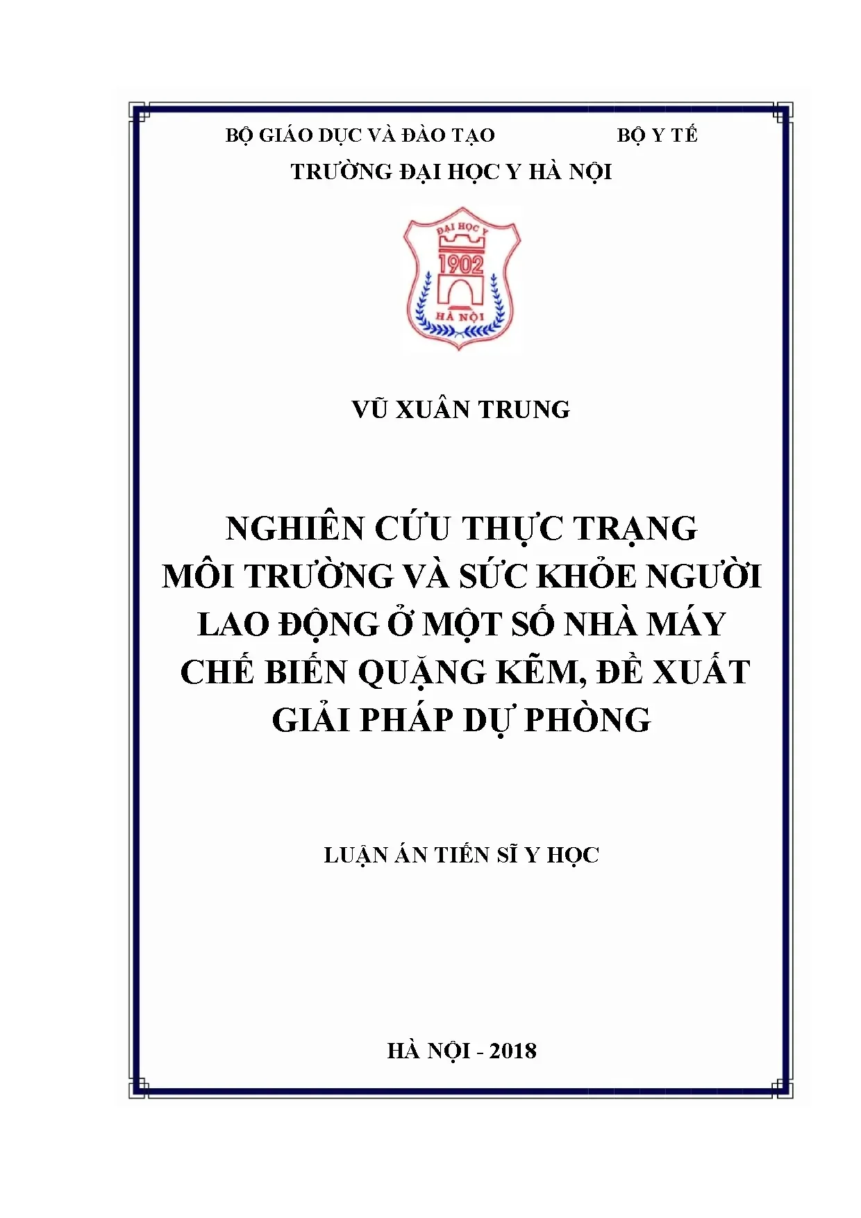 Nghiên cứu thực trạng môi trường và sức khỏe người lao động