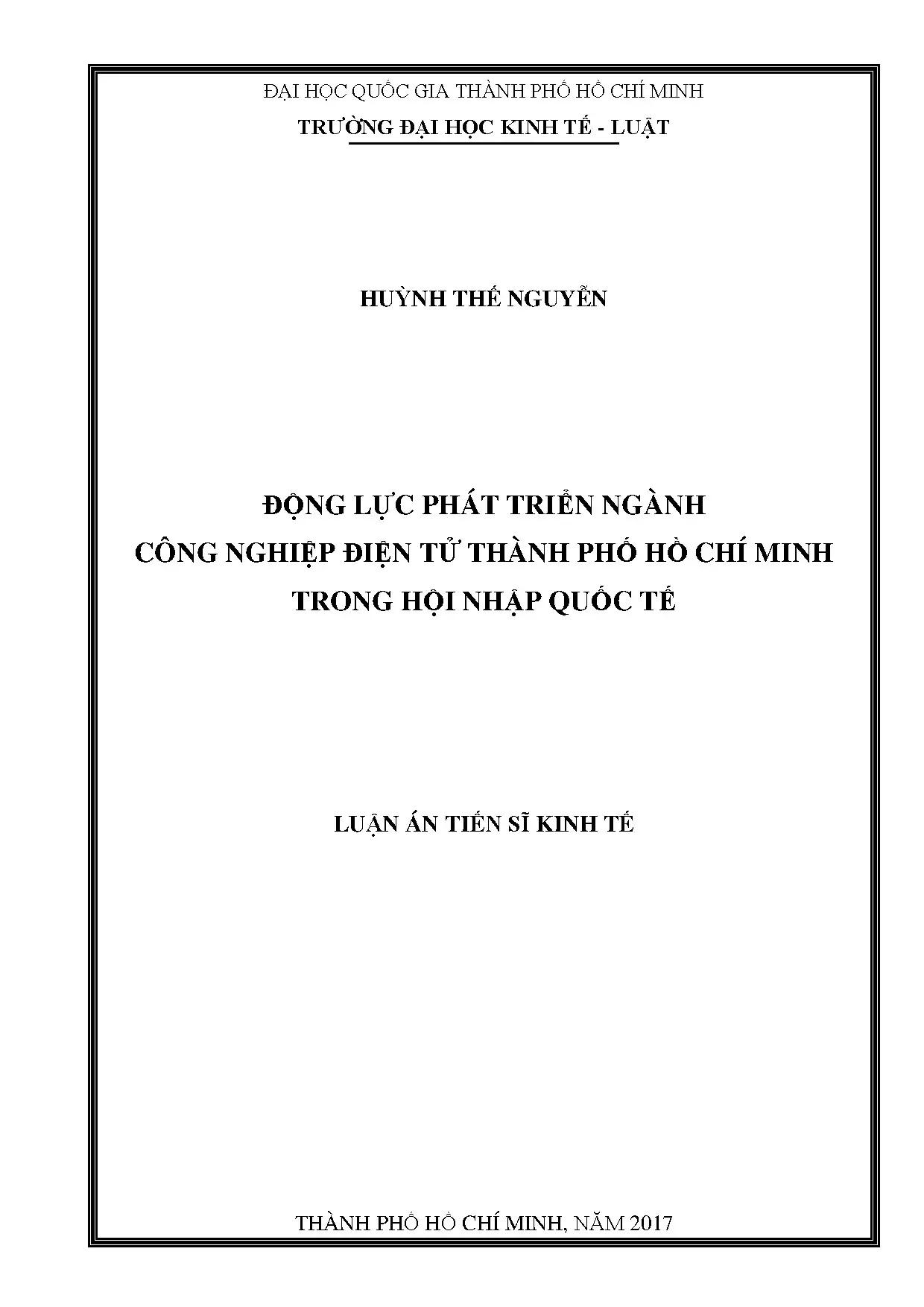 Động lực phát triển CN điện tử TP.HCM hội nhập quốc tế