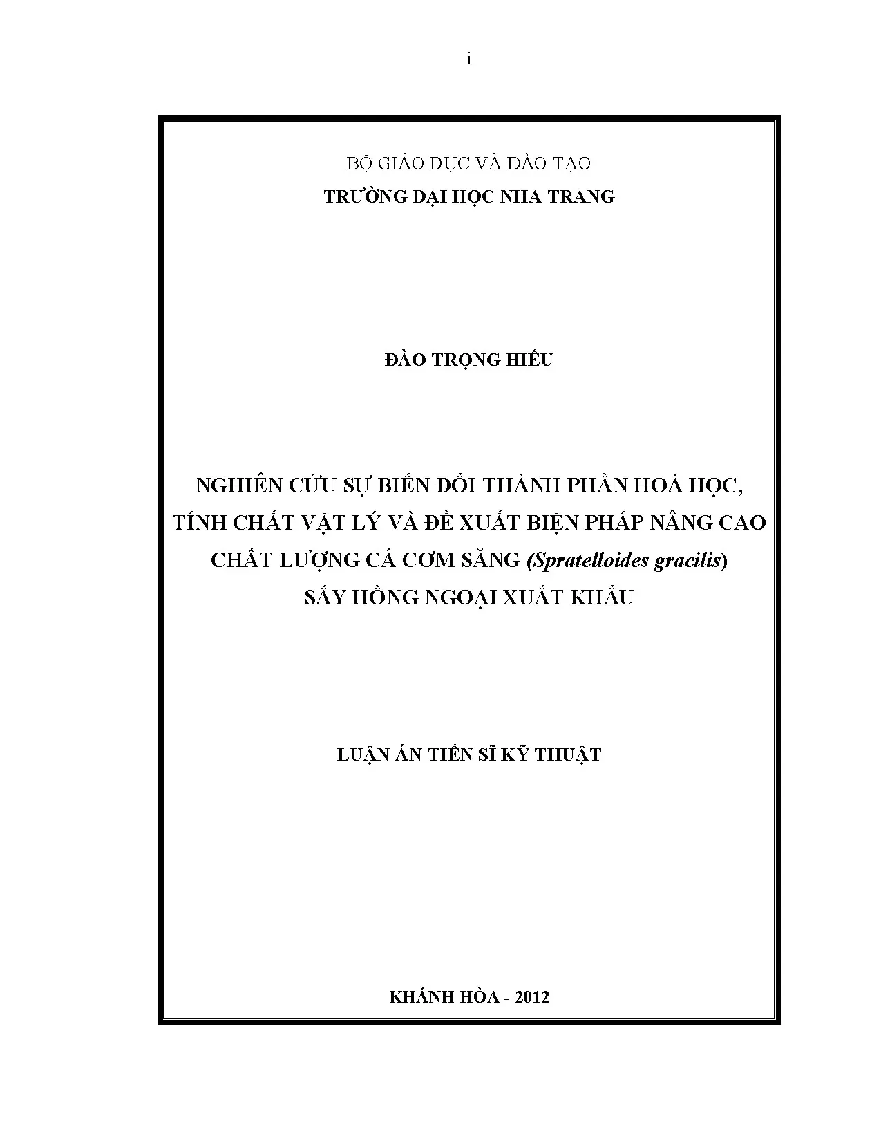Nghiên cứu sự biến đổi thành phần hóa học tính chất vật lý v