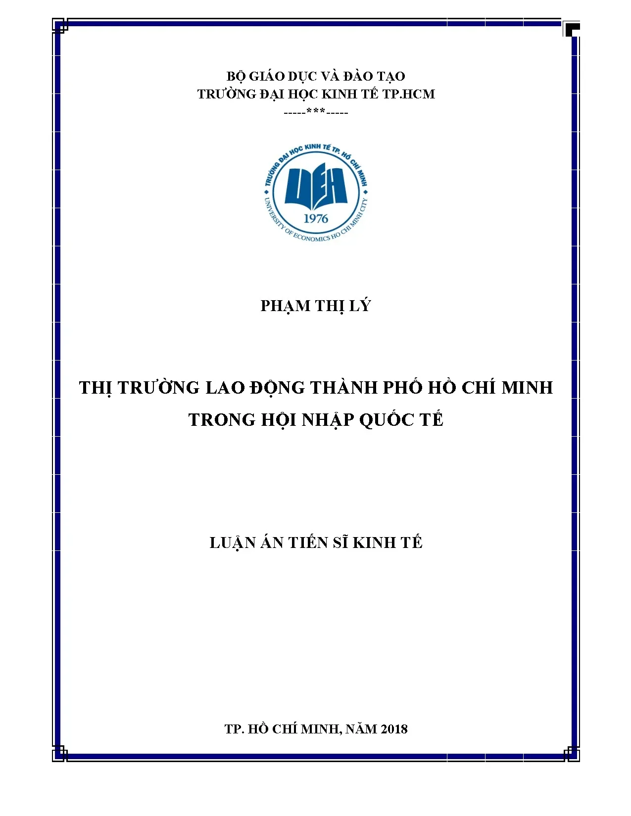Thị trường lao động TP.HCM trong hội nhập quốc tế