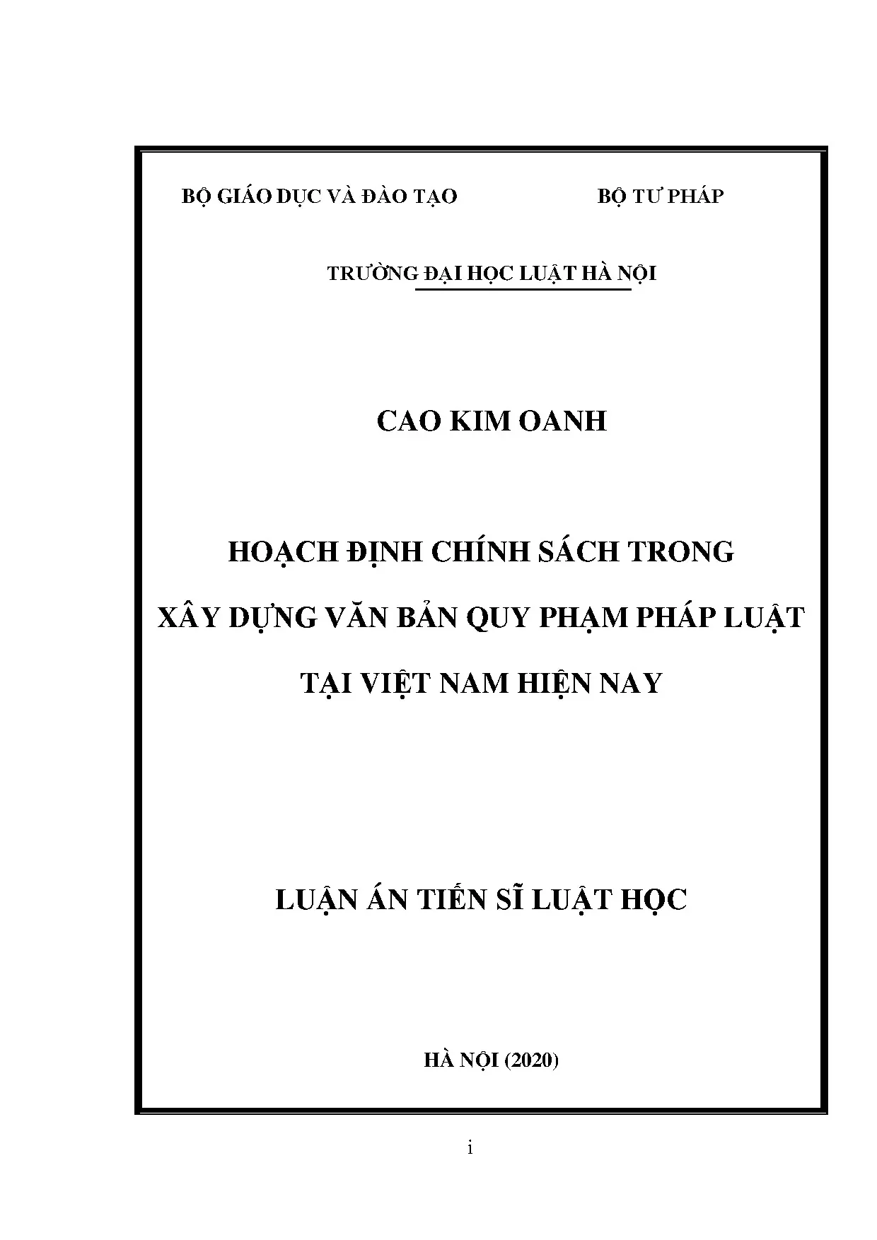 Hoạch định chính sách xây dựng văn bản pháp luật tại Việt Nam