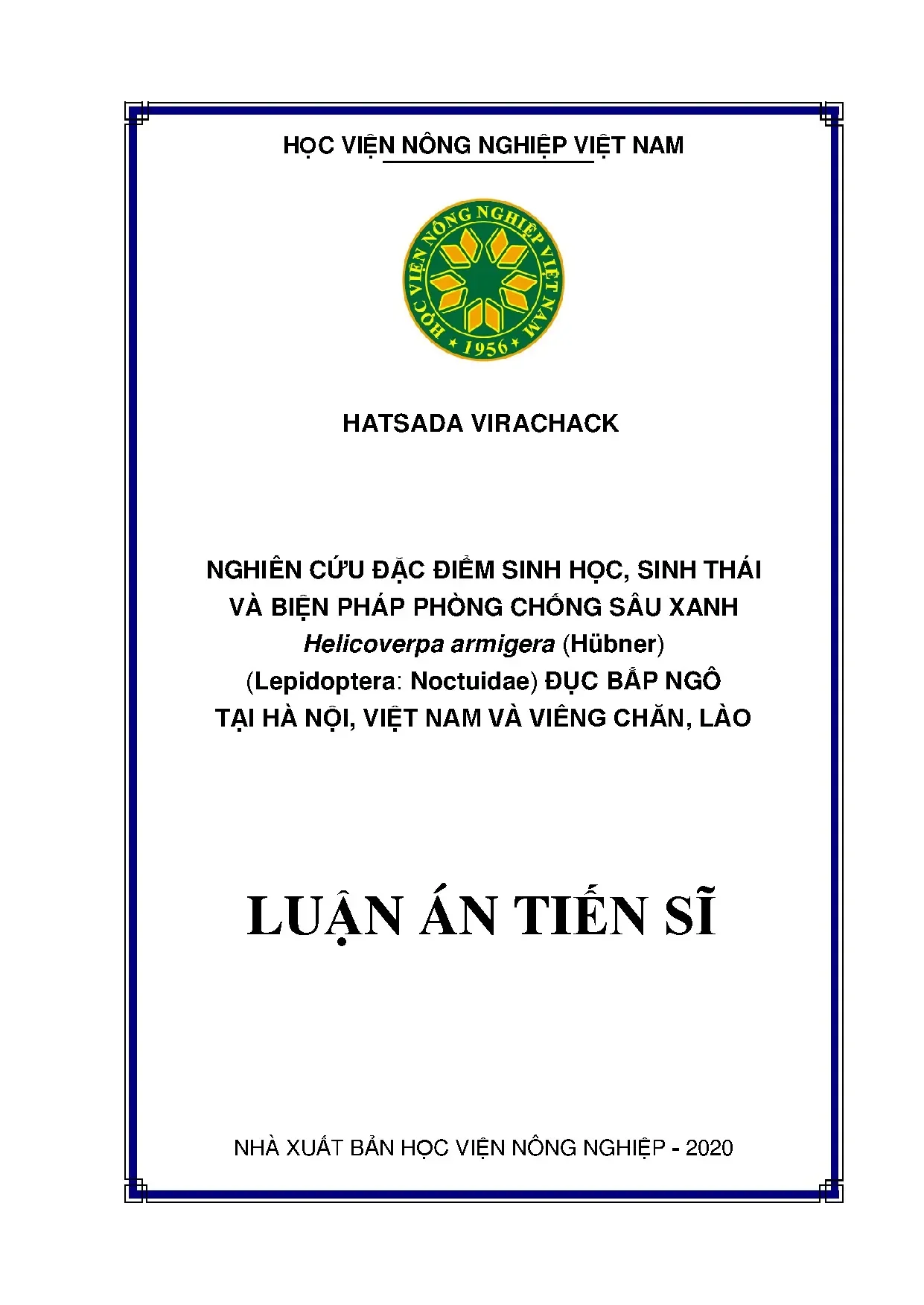 Nghiên cứu sâu xanh H. armigera hại ngô: Đặc điểm & Phòng chống