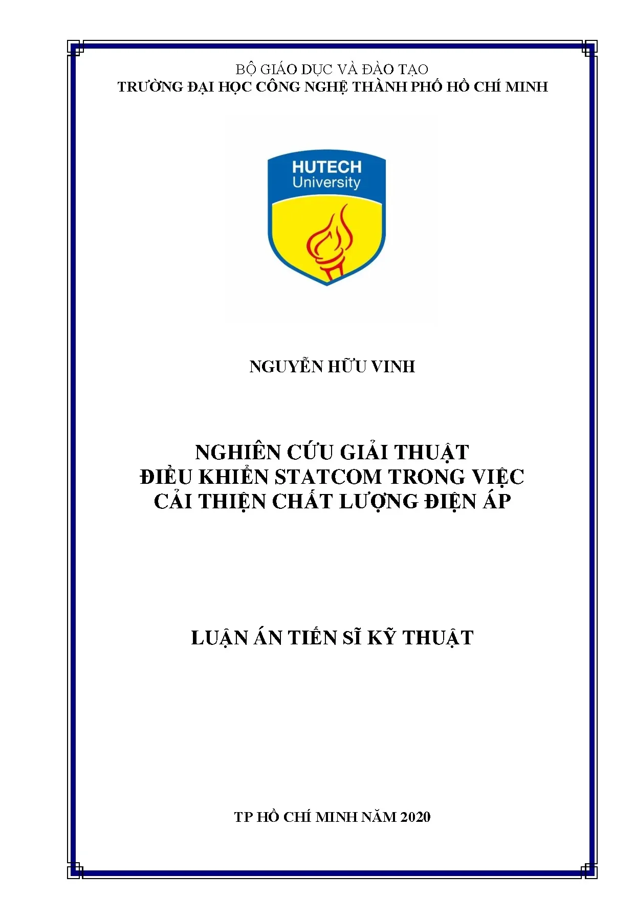 Giải thuật điều khiển STATCOM cải thiện chất lượng điện áp