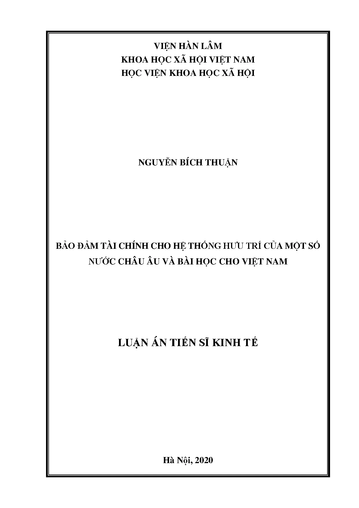 Bảo đảm tài chính hưu trí châu Âu và bài học cho Việt Nam