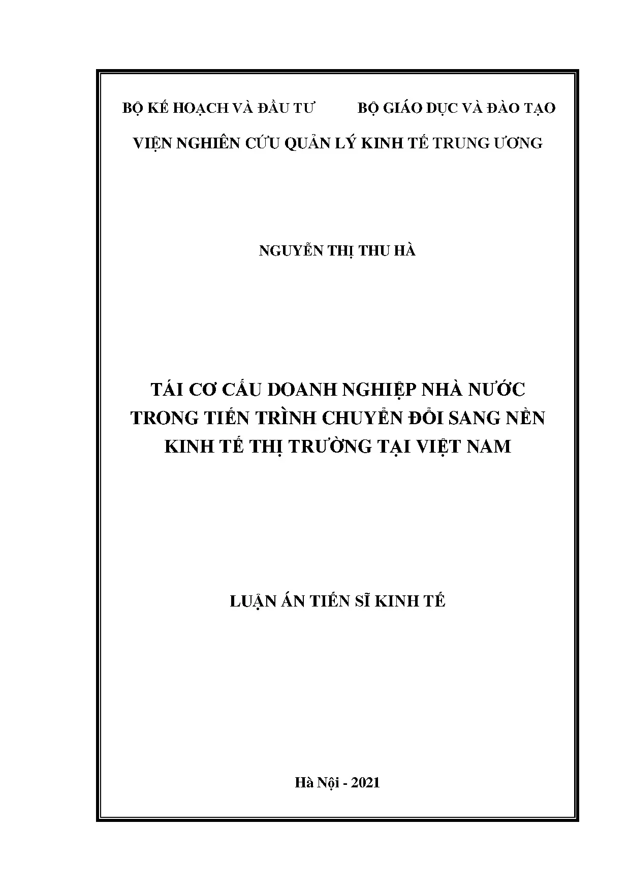 Tái cơ cấu DNNN Việt Nam: Chuyển đổi sang kinh tế thị trường