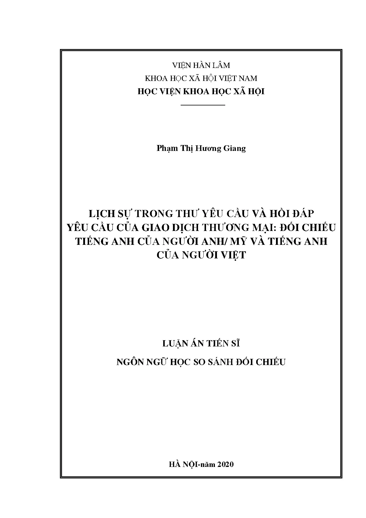 Lịch sự thư yêu cầu, hồi đáp giao dịch thương mại (Anh-Việt)